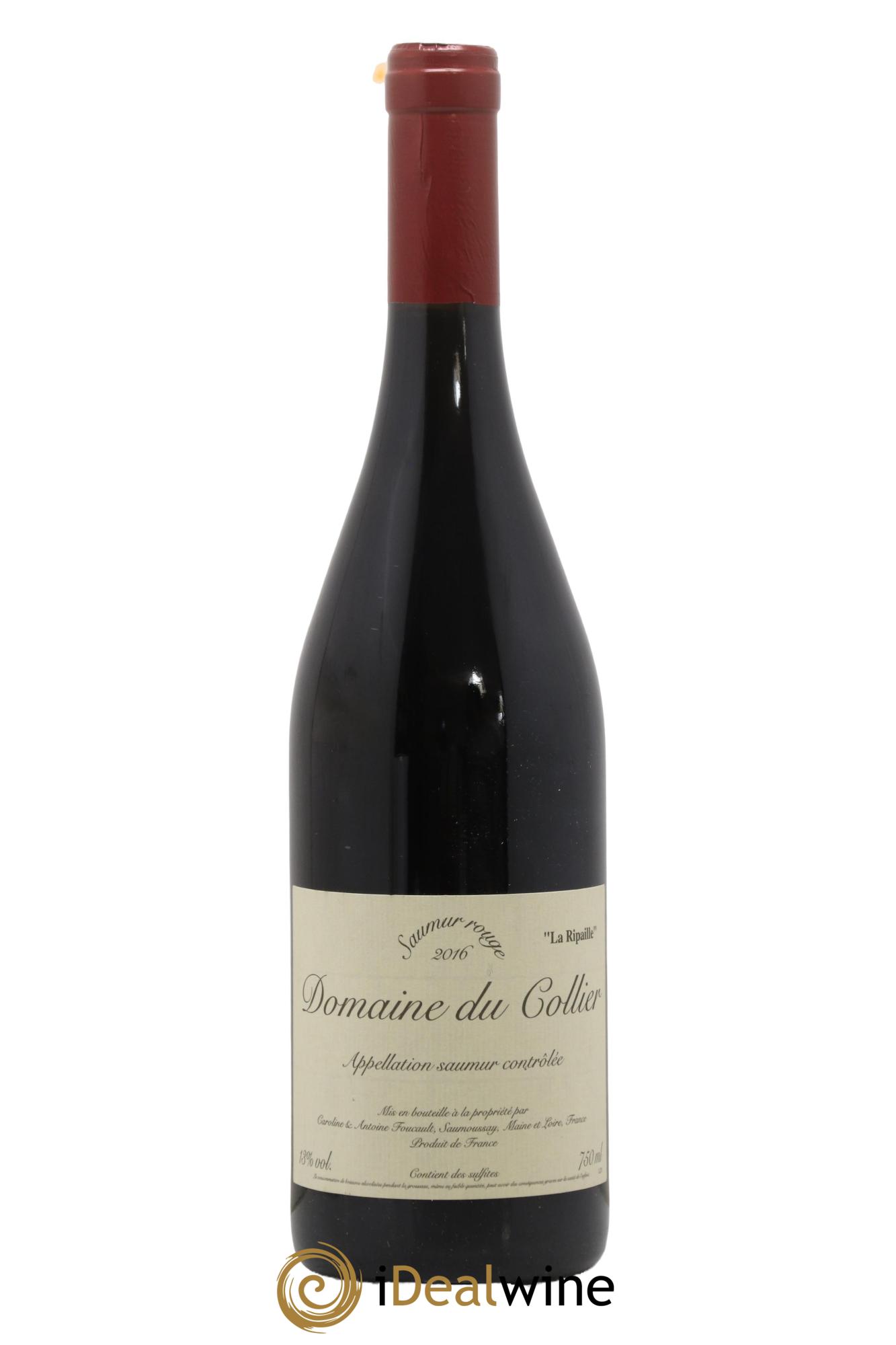 Saumur La Ripaille Domaine du Collier 2016 - Lotto di 1 bottiglia - 0