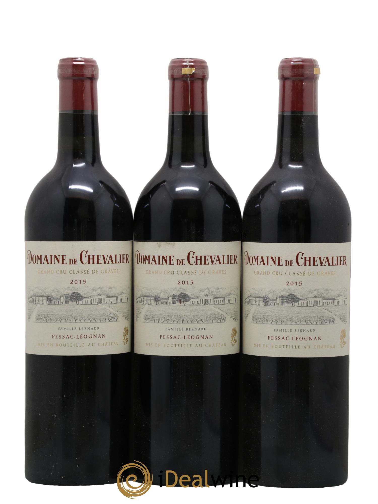 Domaine de Chevalier Cru Classé de Graves 2015 - Lot de 3 bouteilles - 0