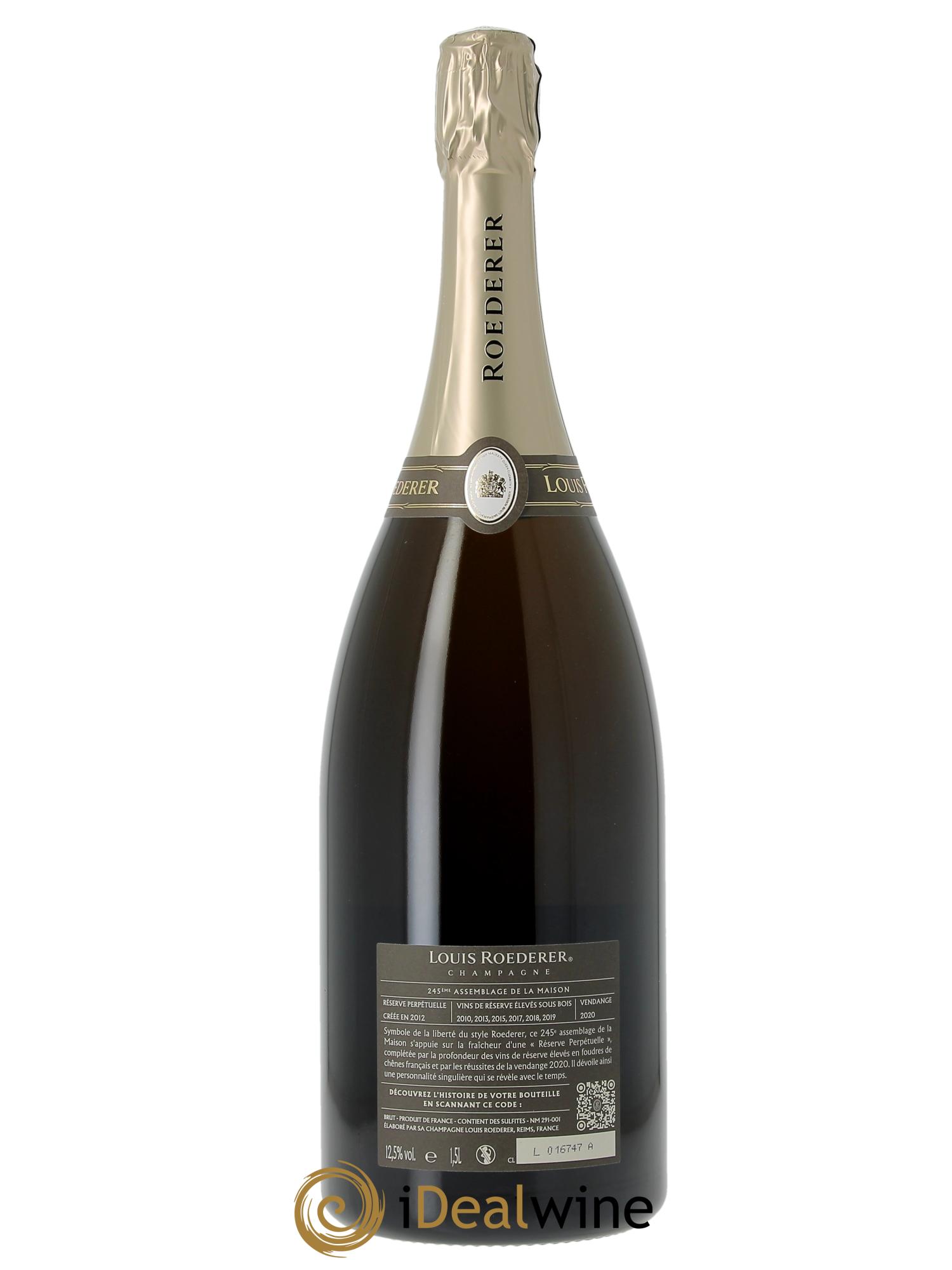 Collection 245 Brut Louis Roederer  - Lot of 1 magnum - 2