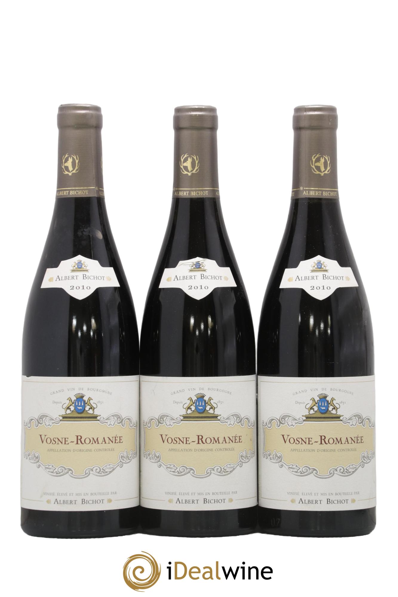 Vosne-Romanée Clos Frantin - Albert Bichot  2010 - Lot of 3 bottles - 0