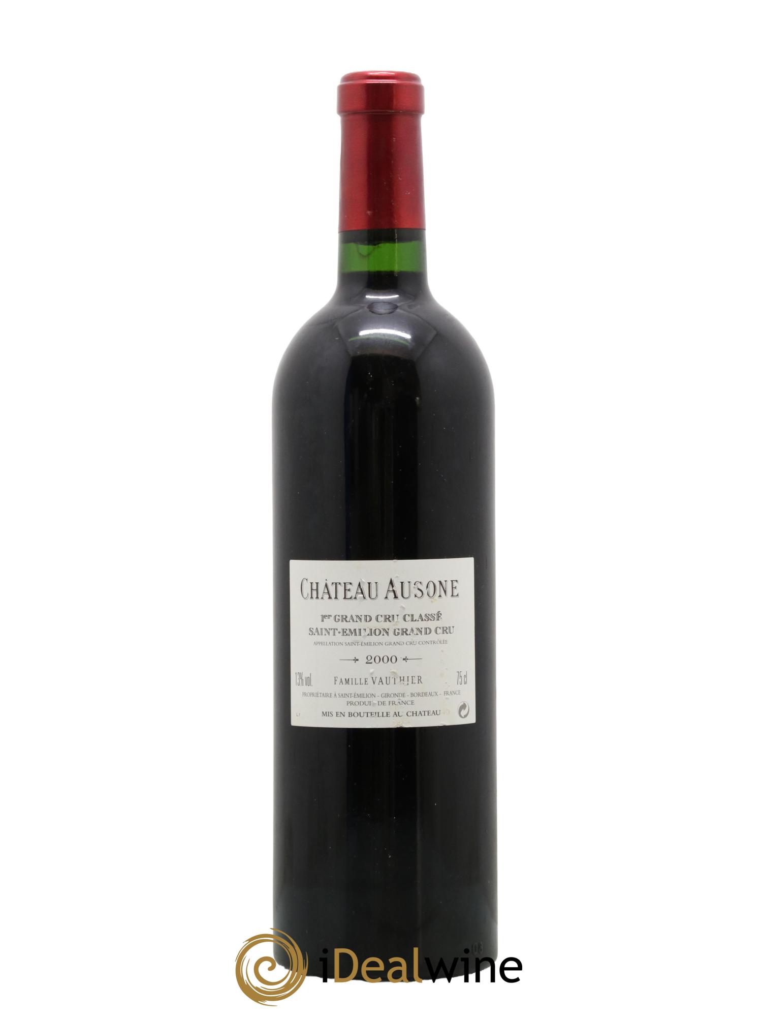 Château Ausone 1er Grand Cru Classé A 2000 - Lot de 1 bouteille - 1