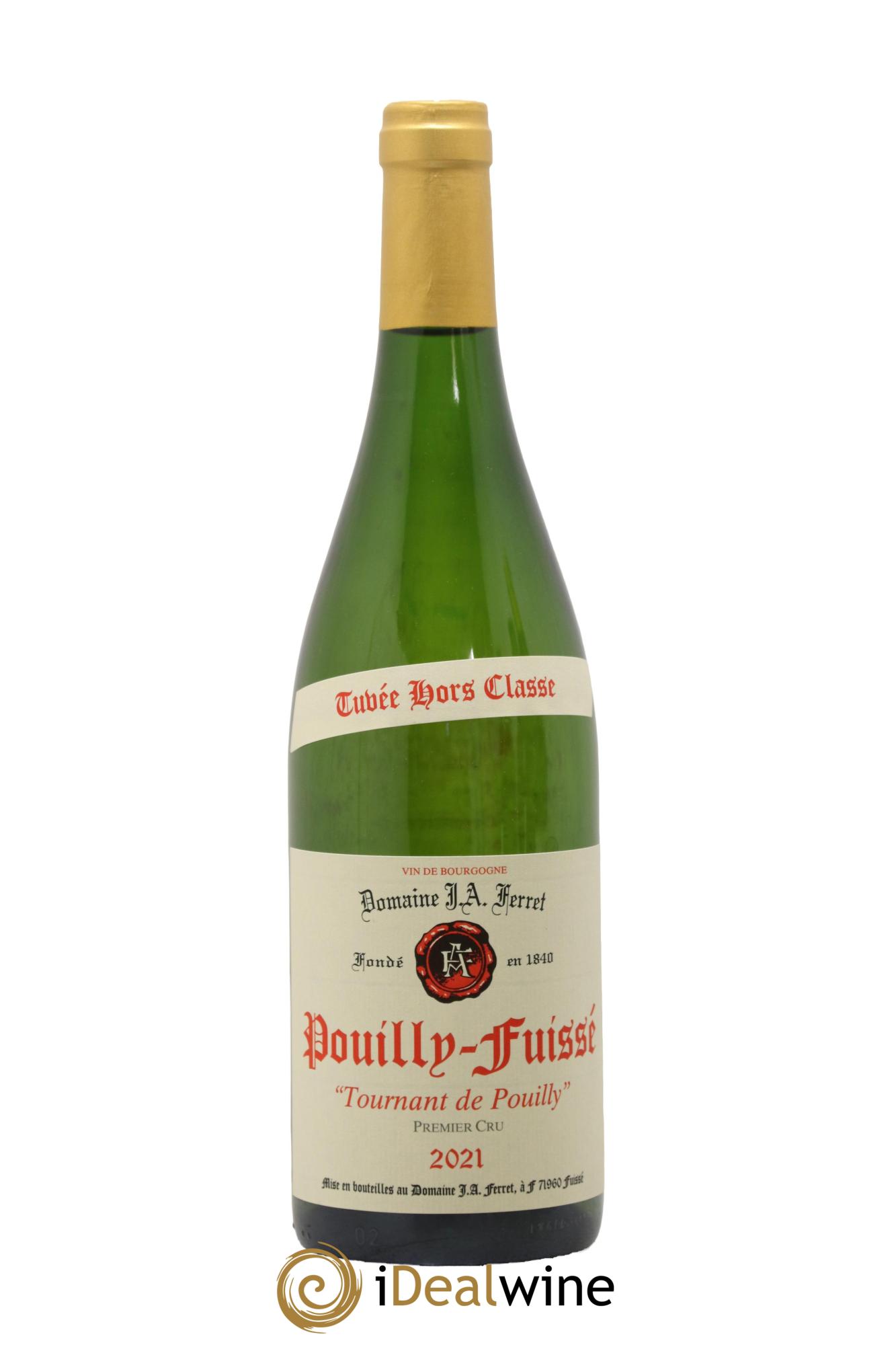 Pouilly-Fuissé Tournant de Pouilly Cuvée Hors Classe J.A. Ferret 2021 - Lot de 1 bouteille - 0