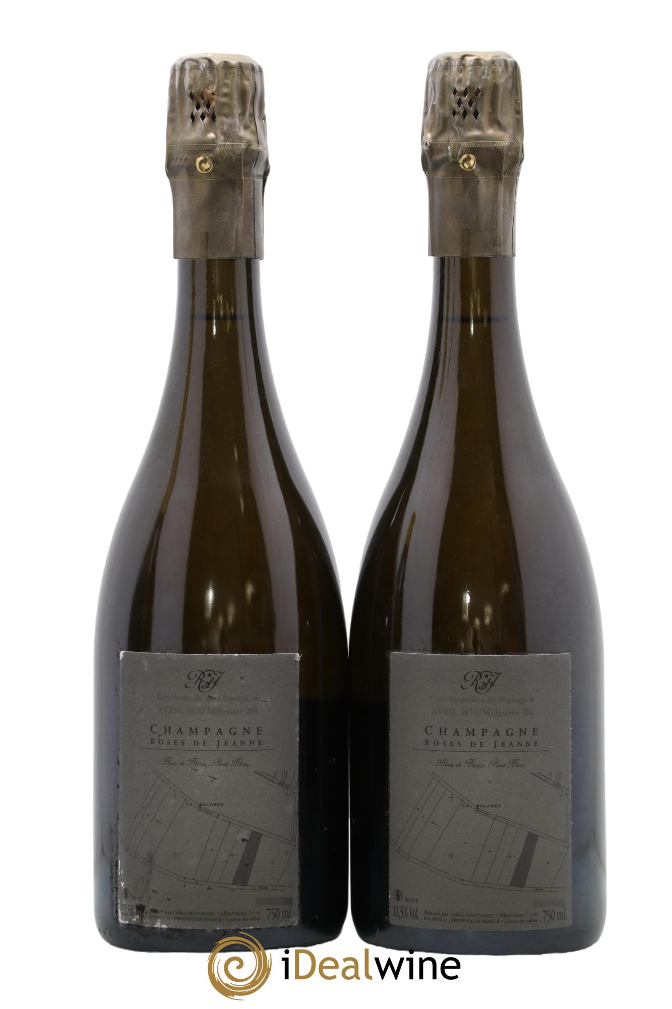 Roses de Jeanne La Bolorée Cédric Bouchard 2014 - Lot of 2 bottles - 1