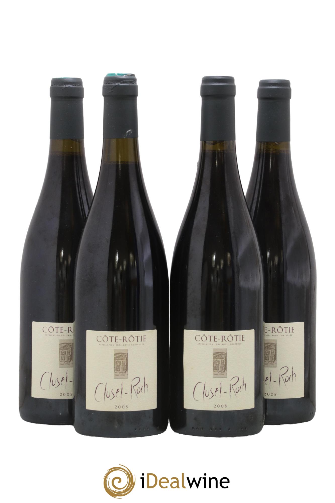 Côte-Rôtie Clusel-Roch 2008 - Posten von 4 Flaschen - 0