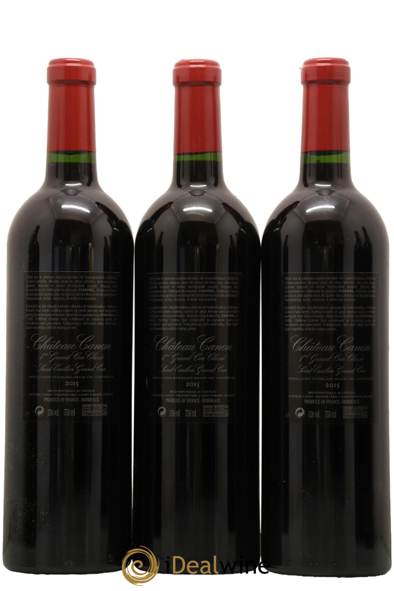 Château Canon 1er Grand Cru Classé B 2015 - Lot of 12 bottles - 6