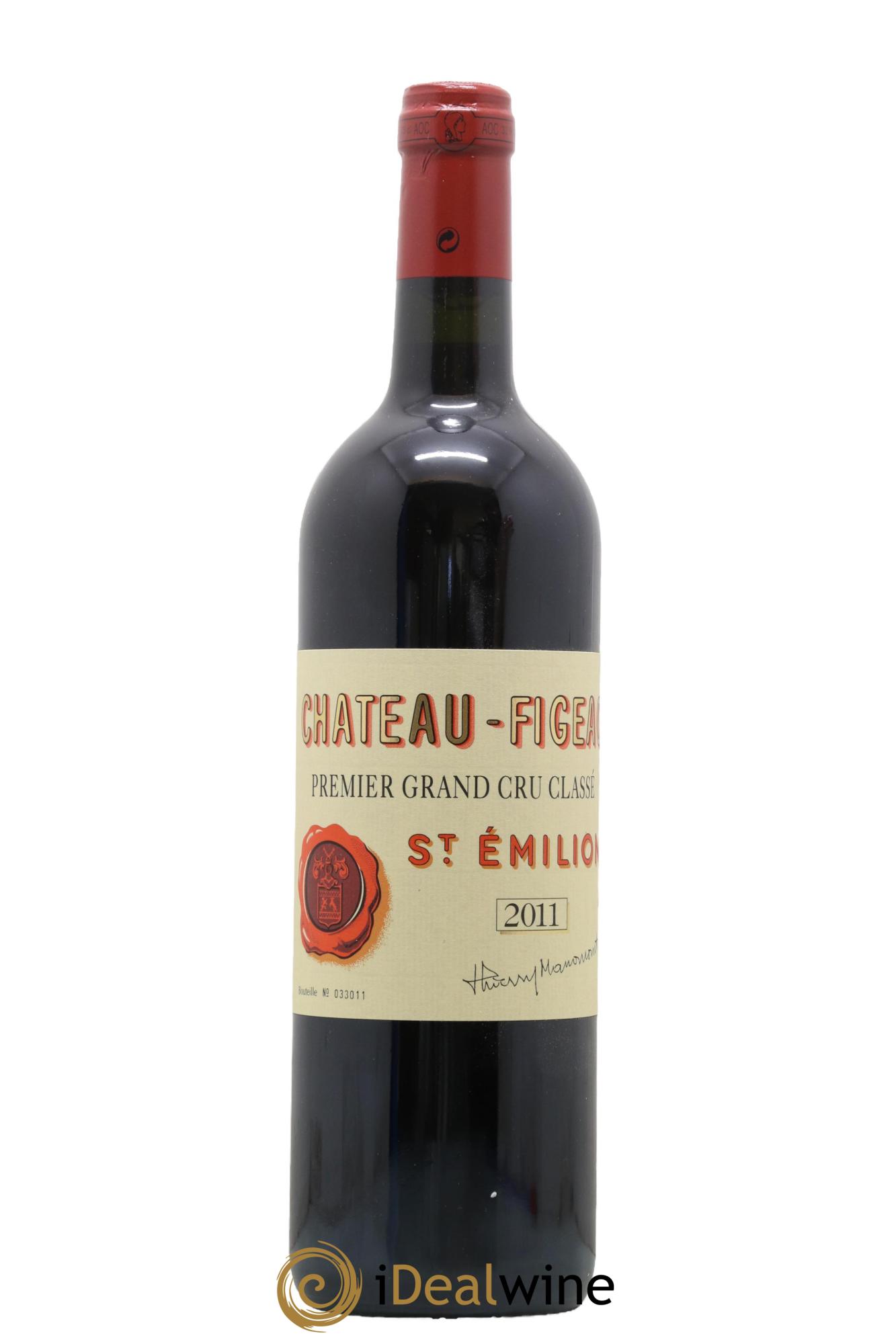 Château Figeac 1er Grand Cru Classé A 2011 - Lotto di 1 bottiglia - 0