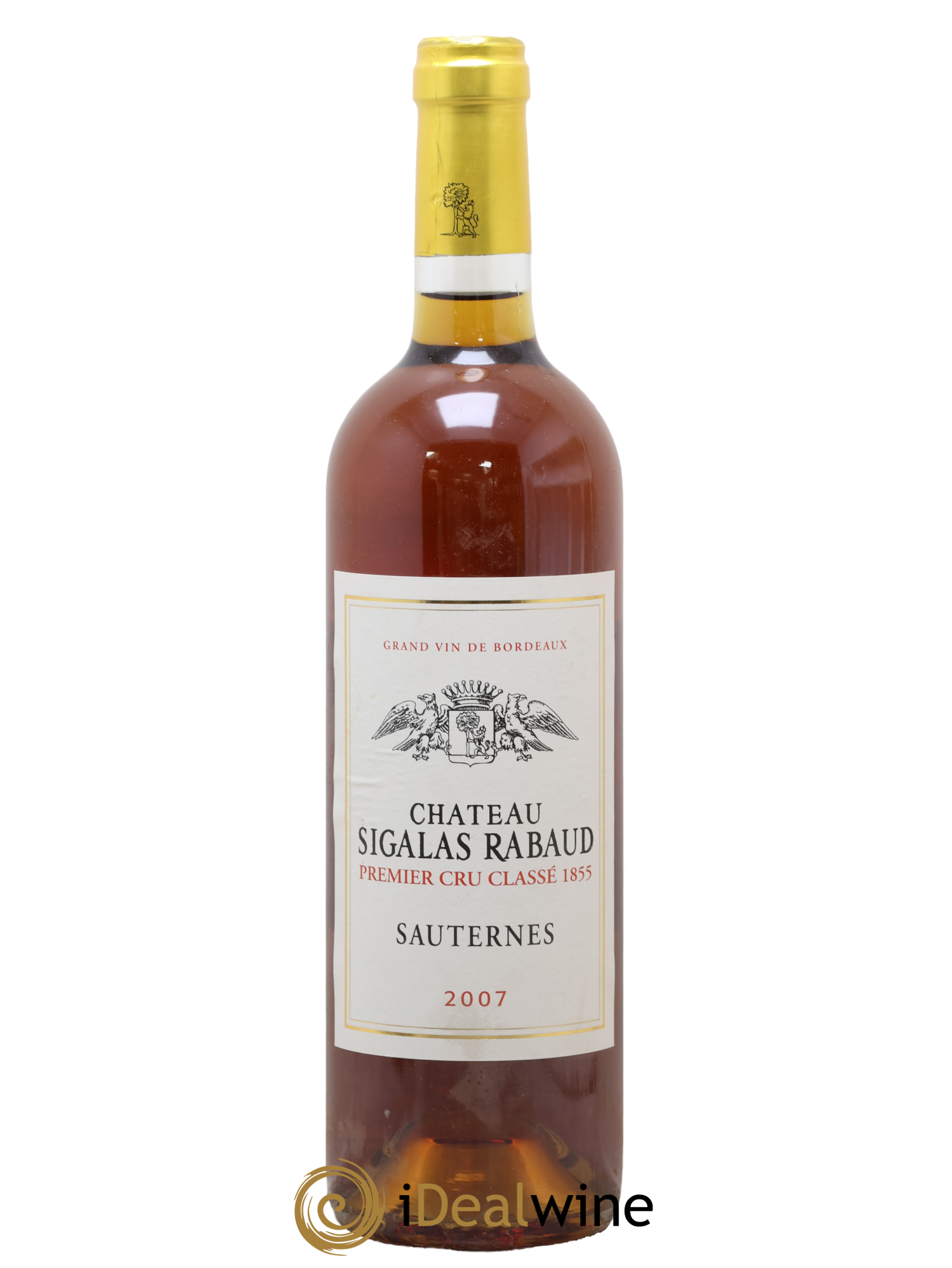 Château Sigalas Rabaud 1er Grand Cru Classé 2007 - Lot de 1 bouteille - 0