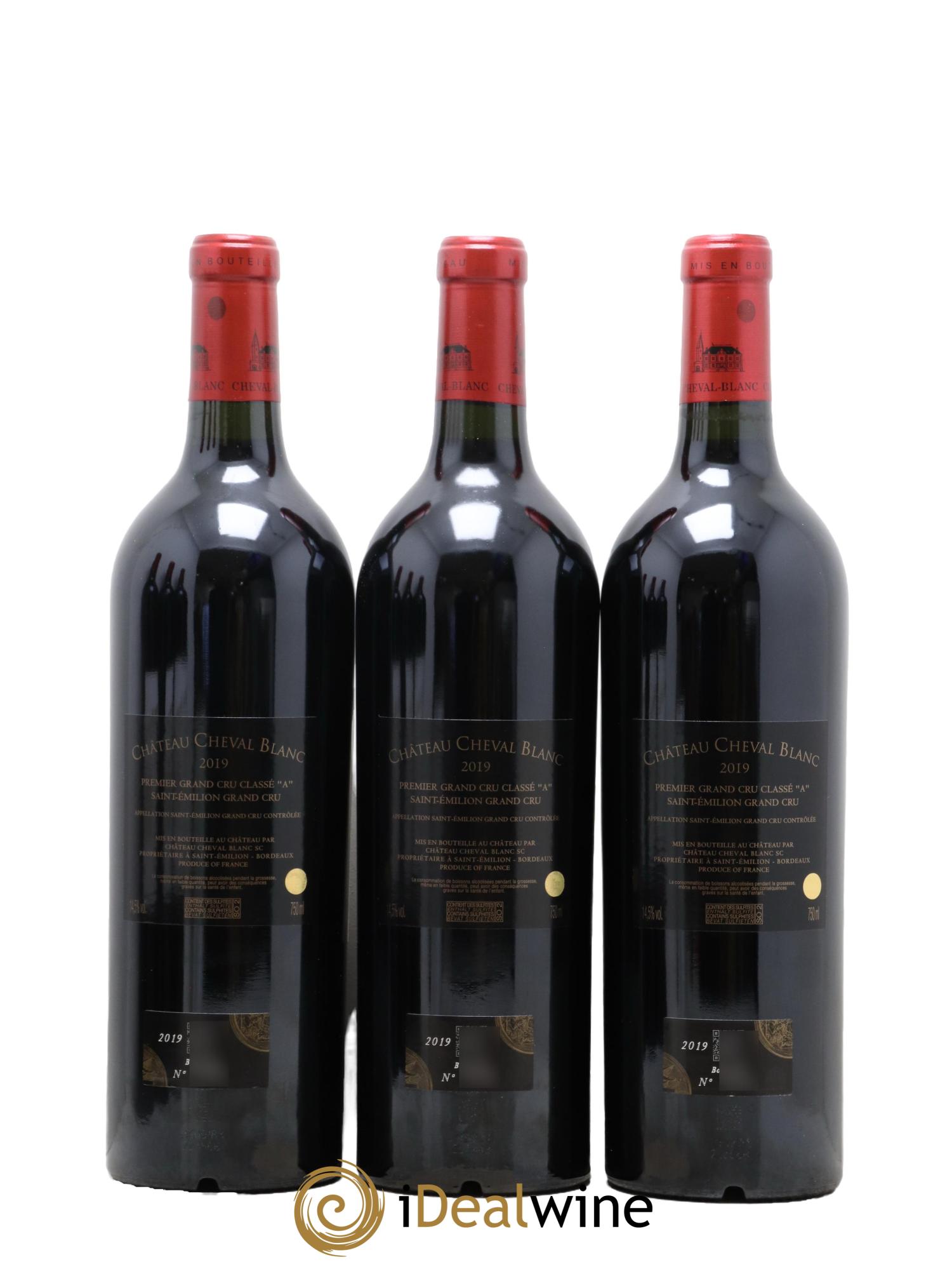 Château Cheval Blanc 1er Grand Cru Classé A  2019 - Posten von 6 Flaschen - 2
