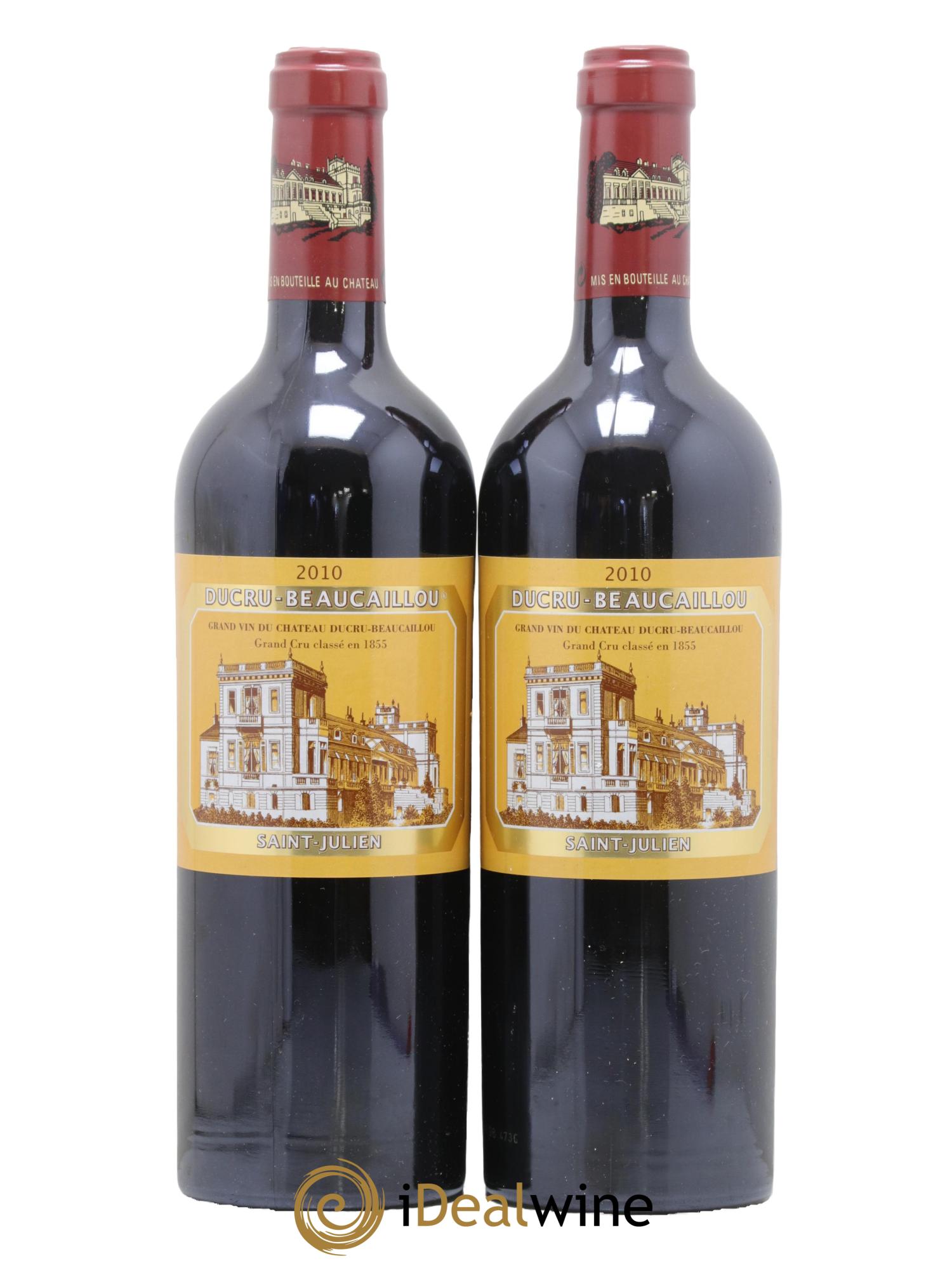 Château Ducru Beaucaillou 2ème Grand Cru Classé 2010 - Posten von 2 Flaschen - 0