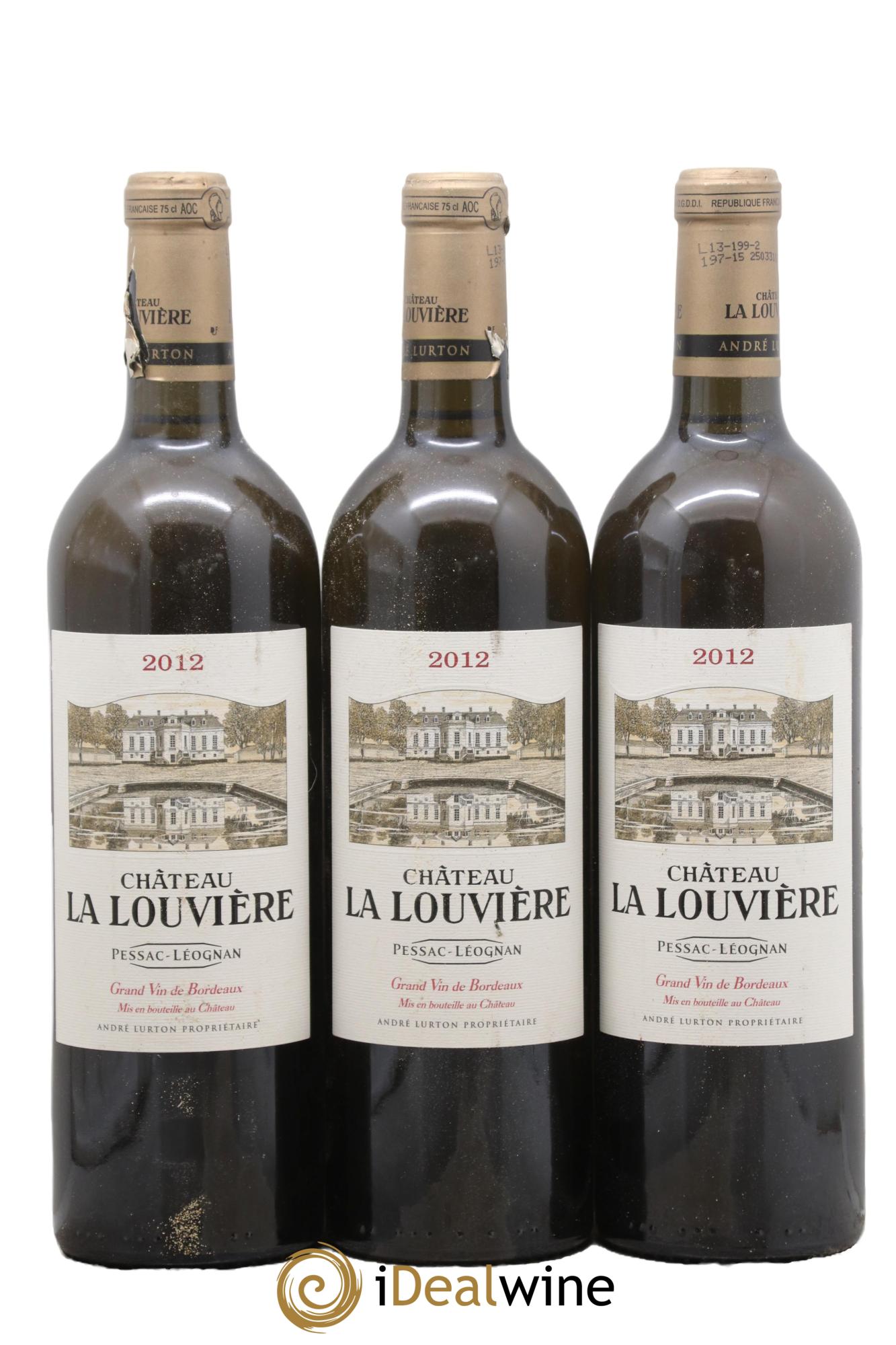 Château la Louvière 2012 - Posten von 3 Flaschen - 0