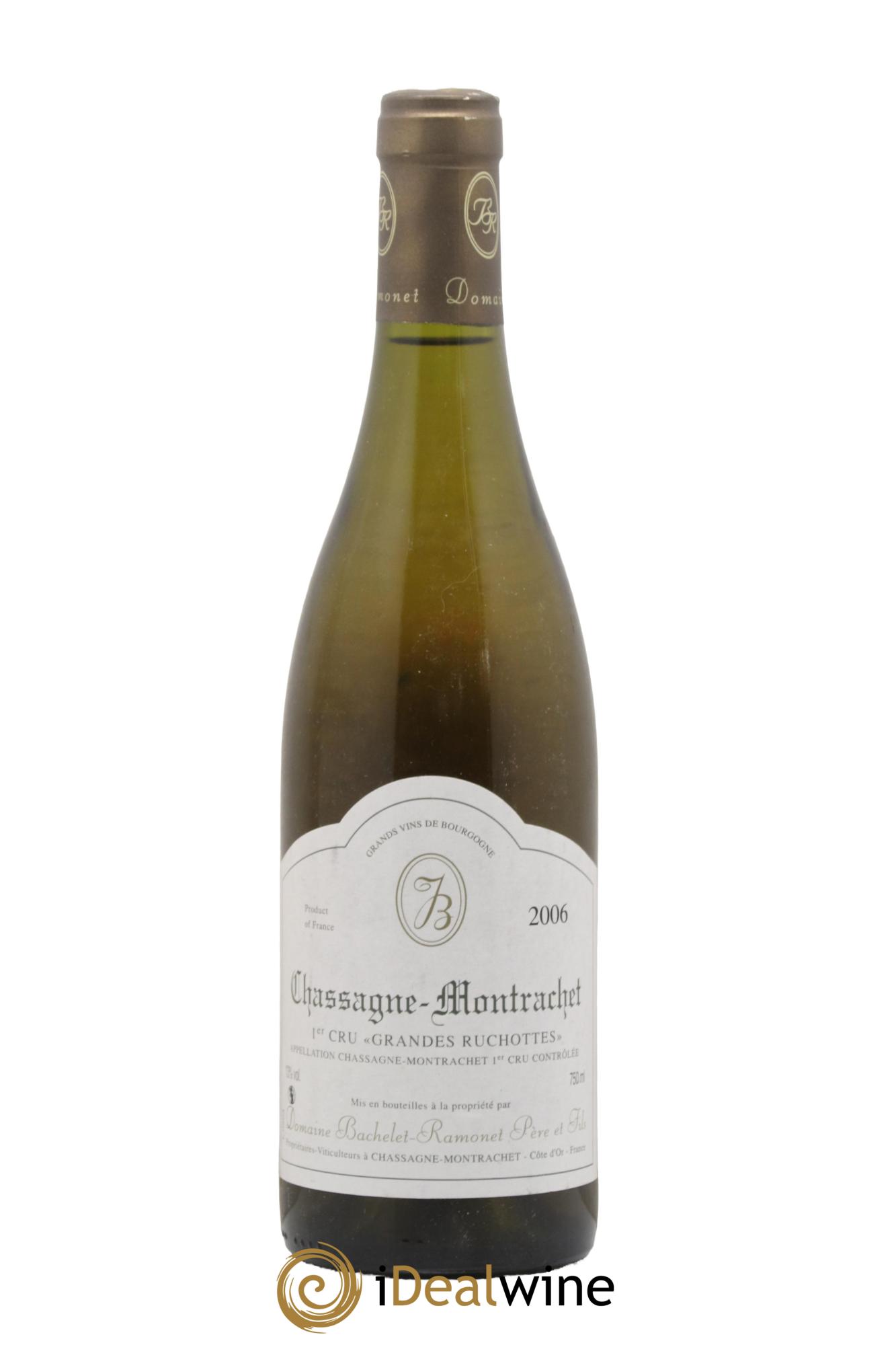 Chassagne-Montrachet 1er Cru Les Grandes Ruchottes Bachelet-Ramonet (Domaine) 2006 - Posten von 1 Flasche - 0