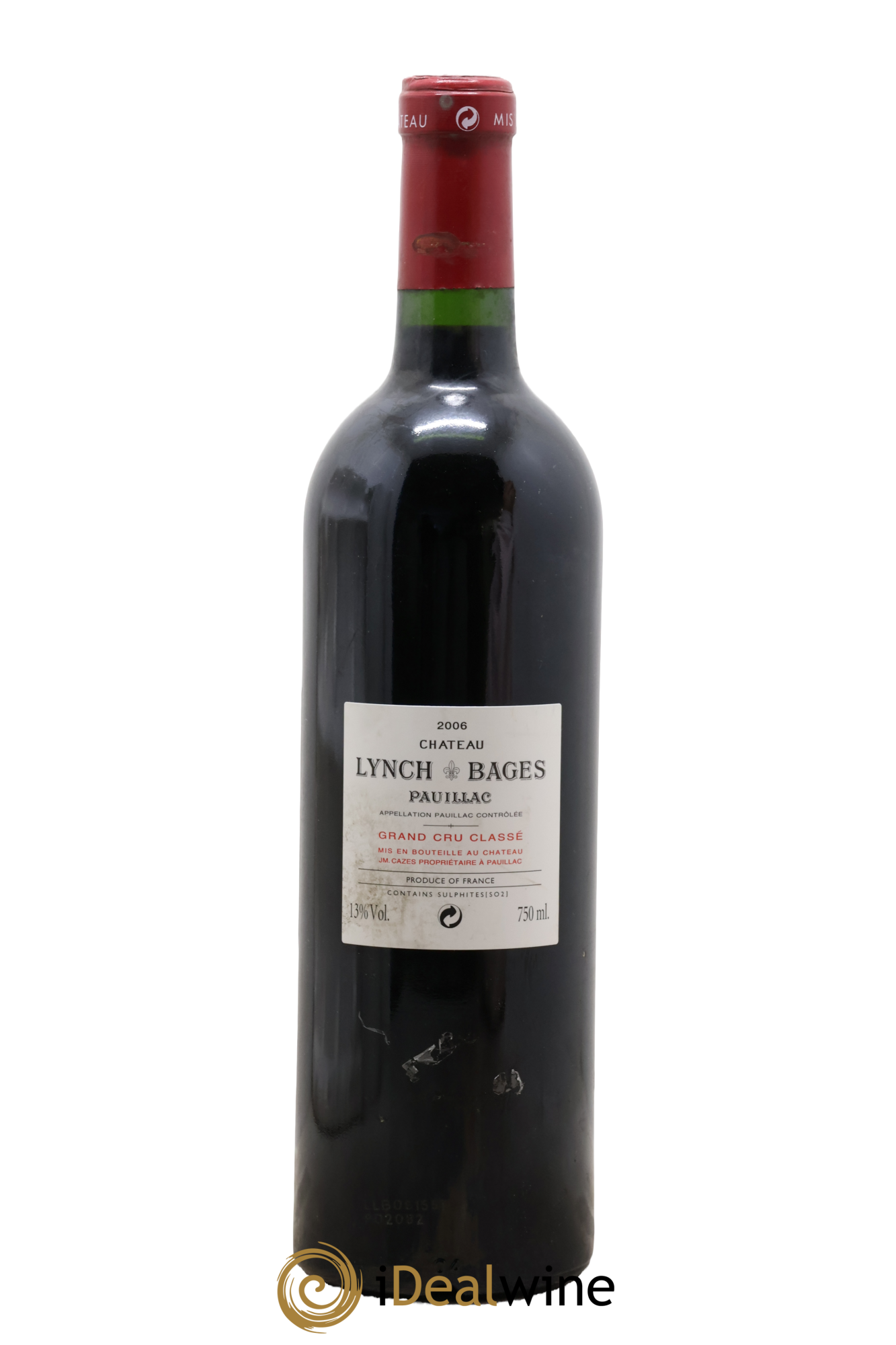 Château Lynch Bages 5ème Grand Cru Classé 2006 - Lot de 1 bouteille - 1