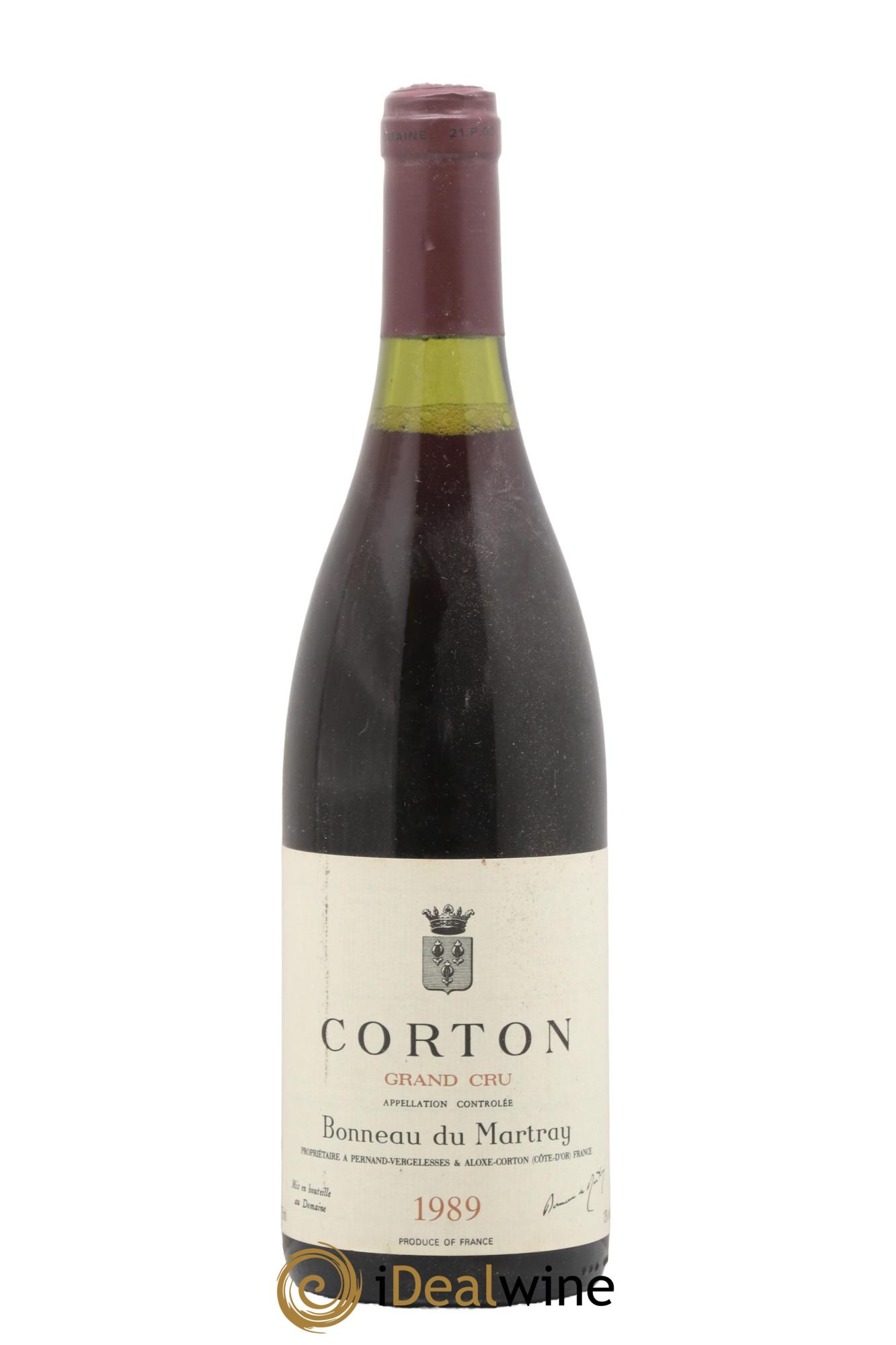 Corton Grand Cru Bonneau du Martray (Domaine) 1989 - Lot de 1 bouteille - 0