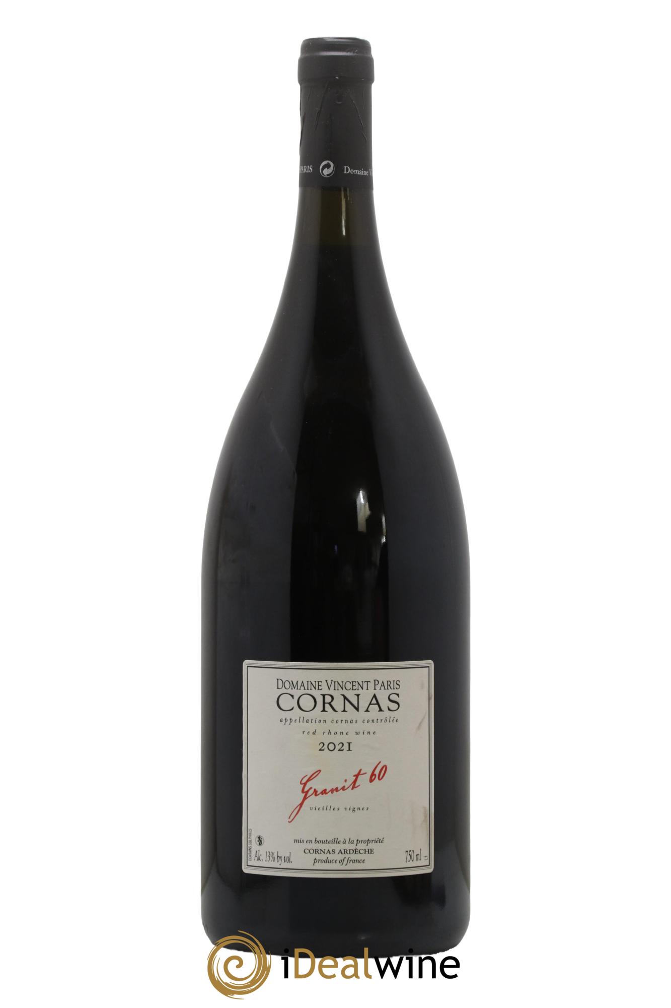 Cornas Granit 60 Vieilles Vignes Vincent Paris 2021 - Lotto di 1 magnum - 0