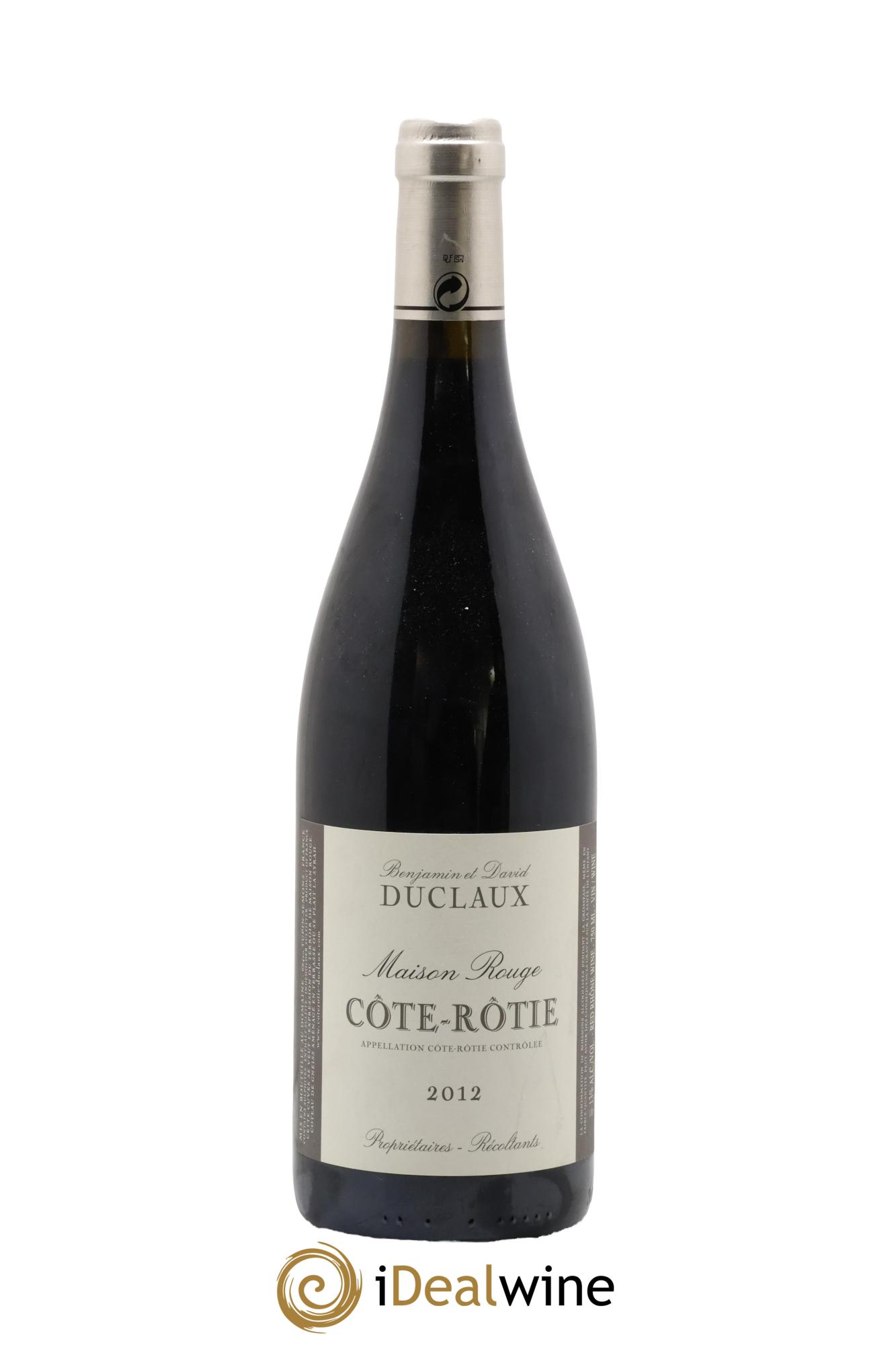 Côte-Rôtie Maison Rouge Domaine Duclaux 2012 - Lot of 1 bottle - 0