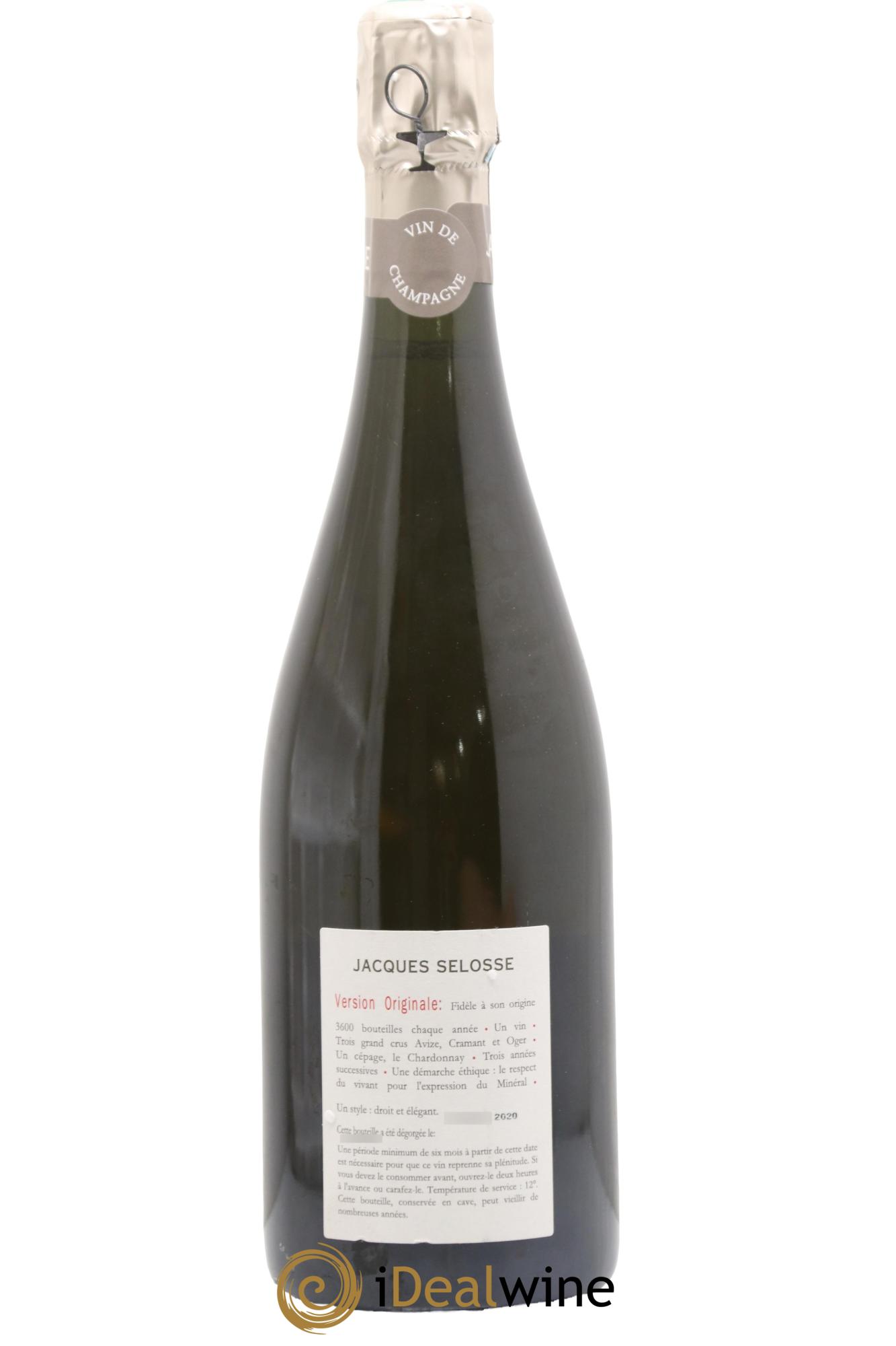 Version Originale Jacques Selosse - Lot de 1 bouteille - 1