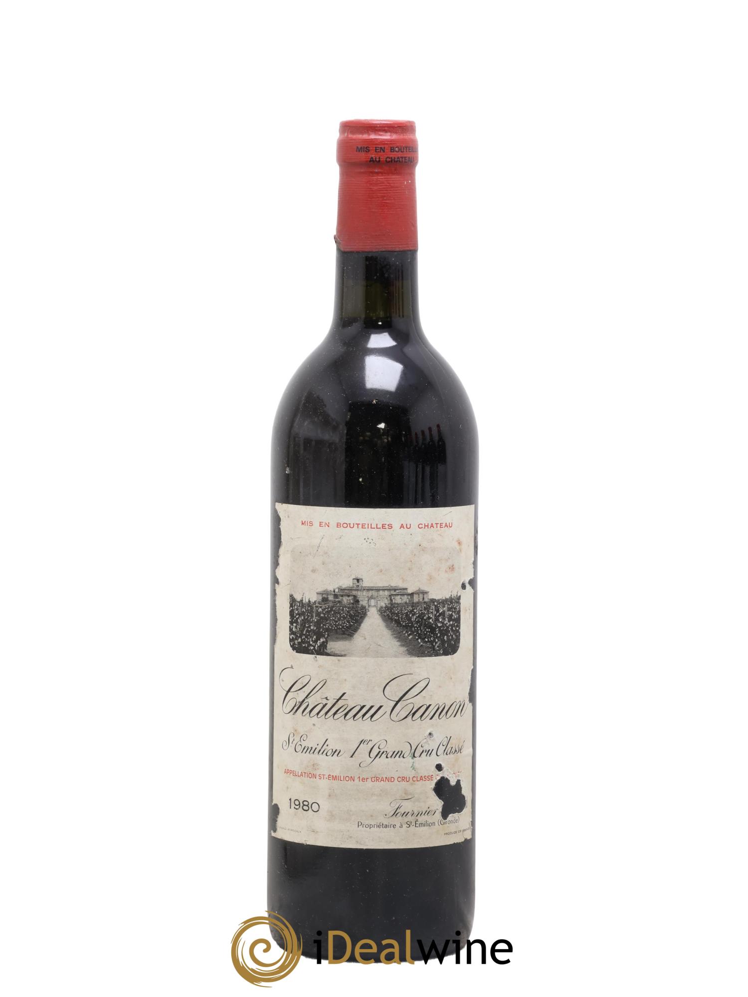 Château Canon 1er Grand Cru Classé B 1980 - Lot de 1 bouteille - 0