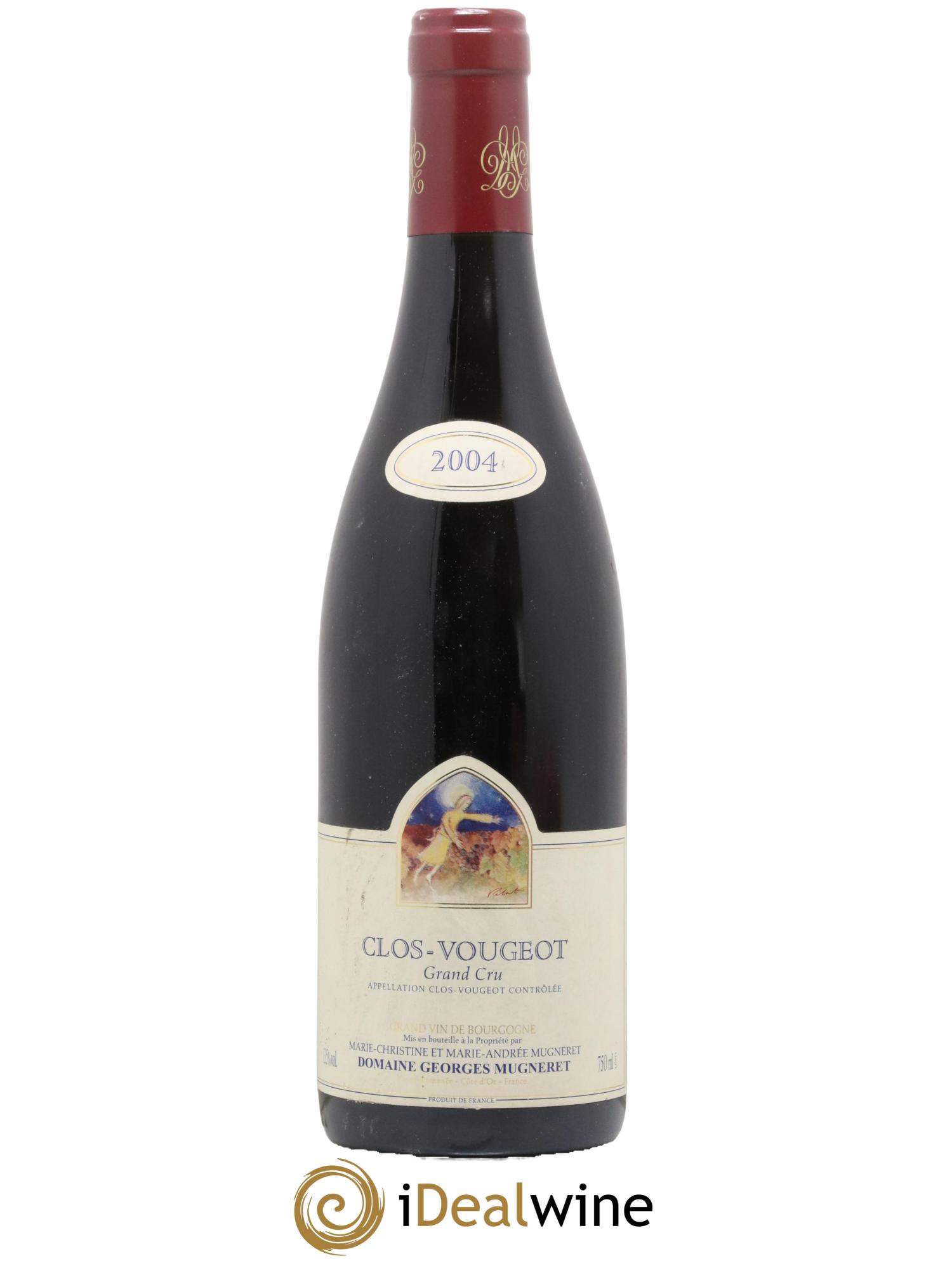 Clos de Vougeot Grand Cru Georges Mugneret-Gibourg (Domaine) 2004 - Lot de 1 bouteille - 0
