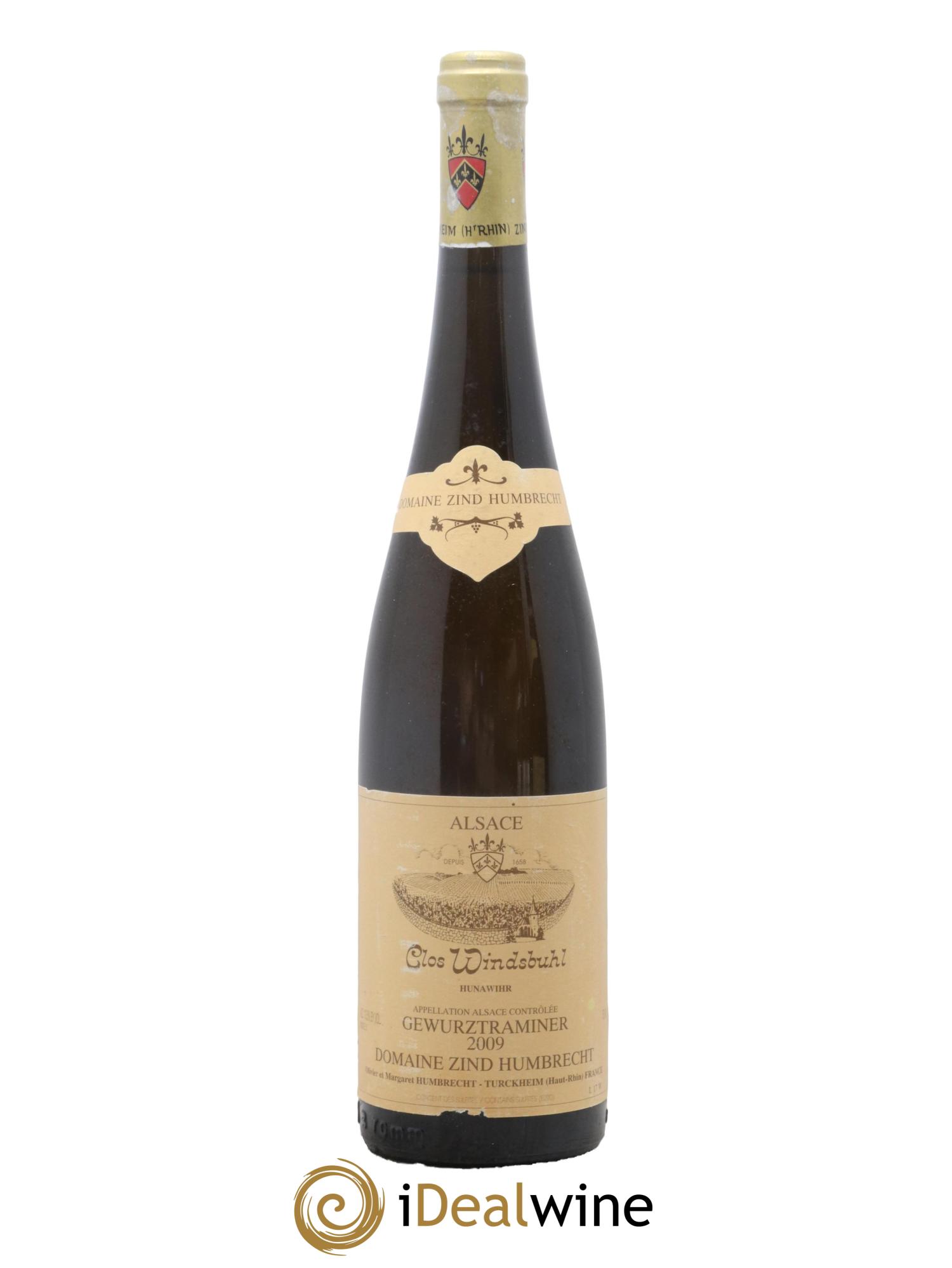 Alsace Gewurztraminer Clos Windsbuhl Zind-Humbrecht (Domaine) 2009 - Lot de 1 bouteille - 0