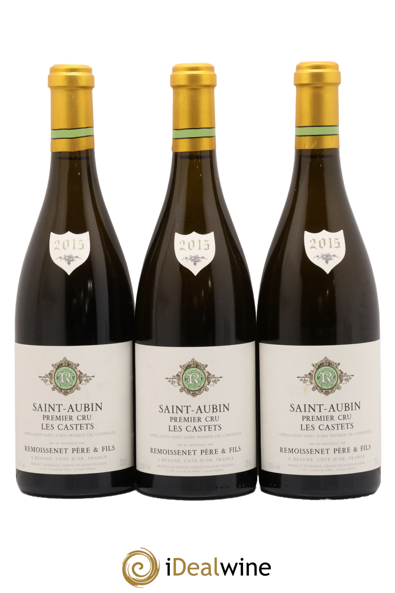 Saint-Aubin 1er Cru Les Castets Remoissenet Père et Fils 2015 - Lot de 3 bouteilles - 0