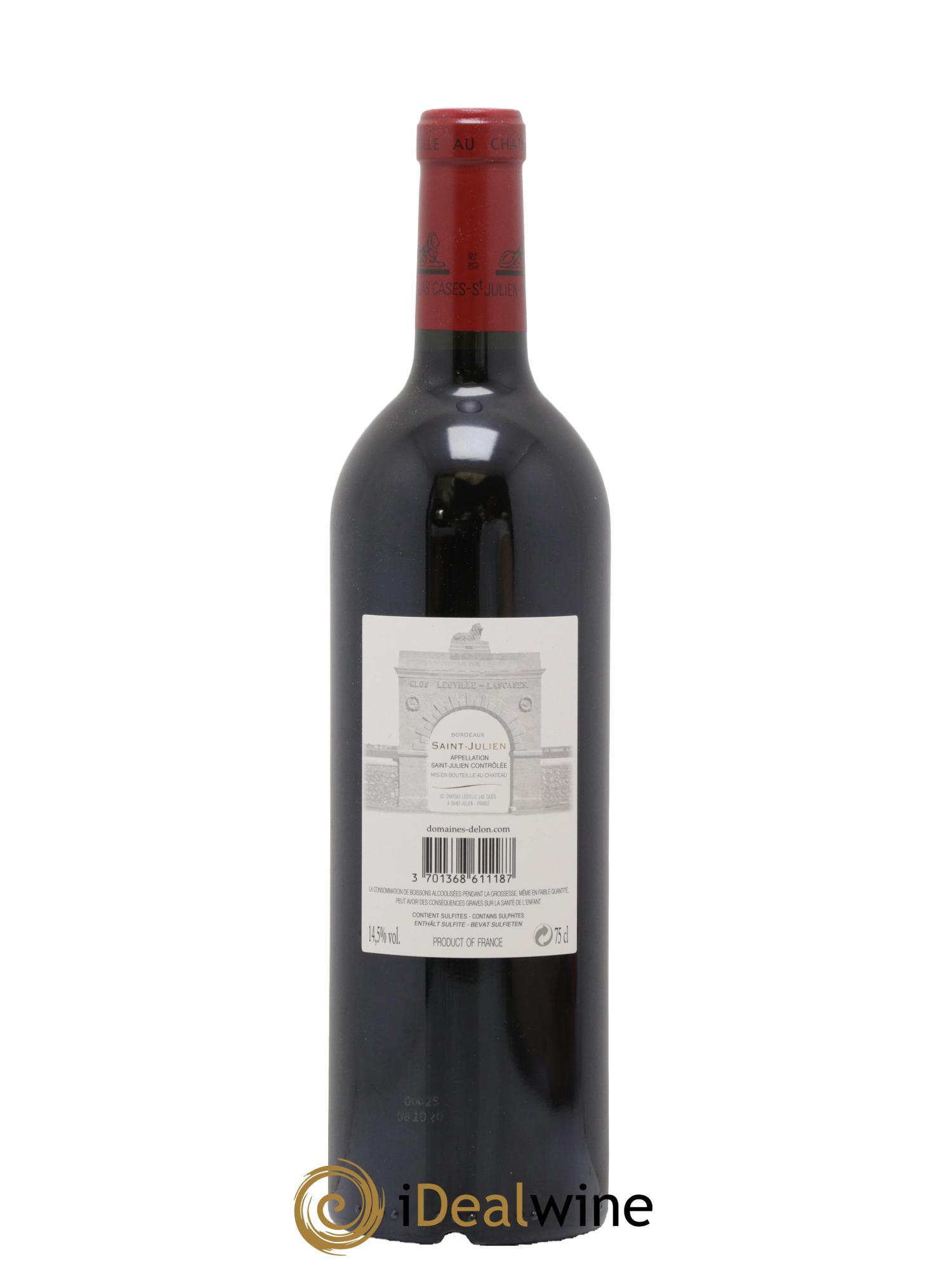Château Léoville Las Cases 2ème Grand Cru Classé  2018 - Lot of 1 bottle - 2