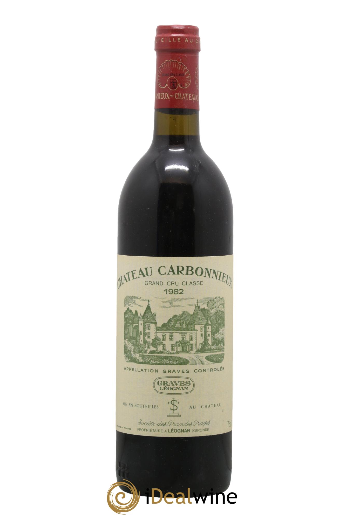 Château Carbonnieux Cru Classé de Graves 1982 - Lot de 1 bouteille - 0