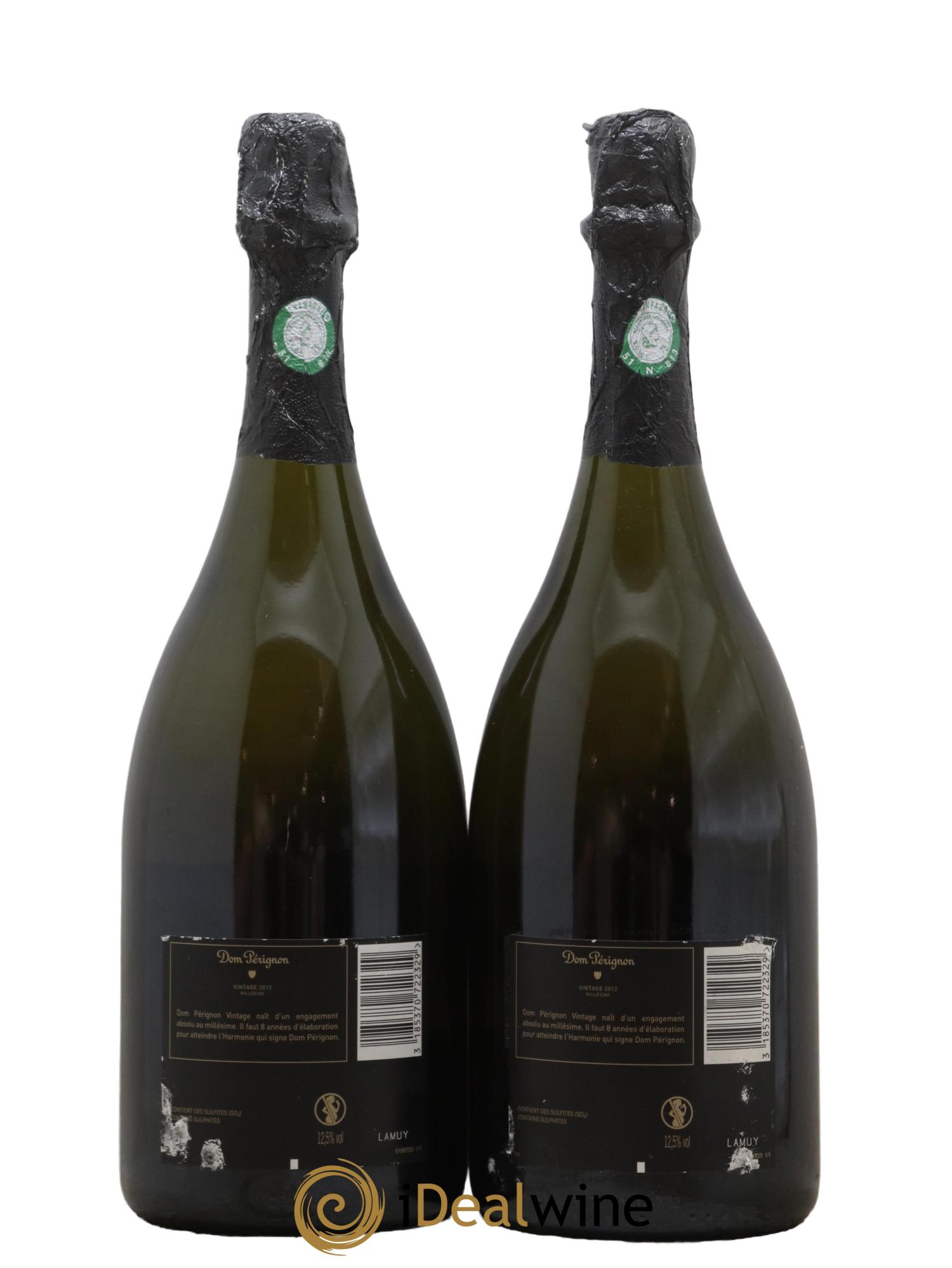 Brut Dom Pérignon 2012 - Lot de 2 bouteilles - 1