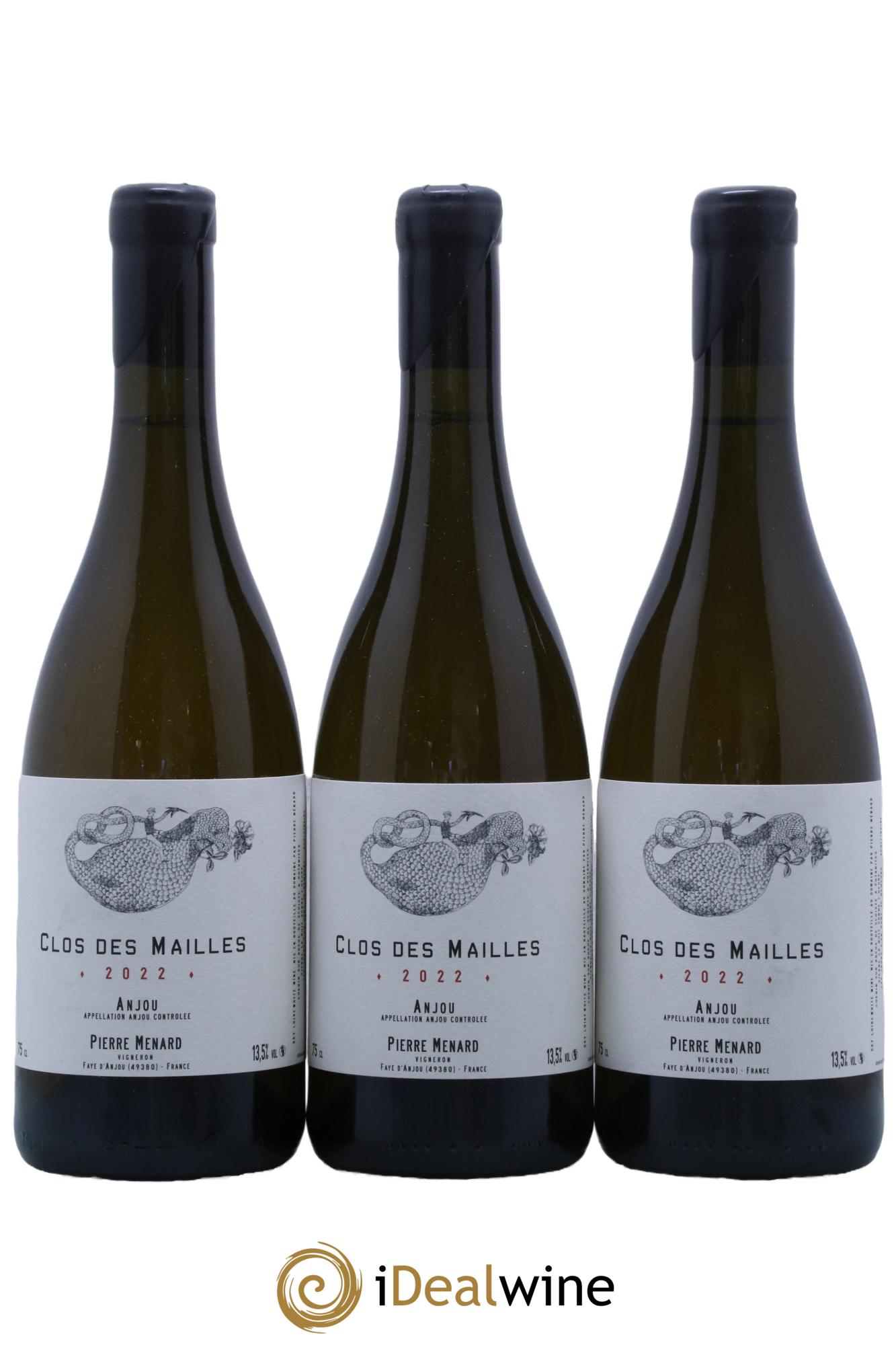 Anjou Le Clos des Mailles Pierre Ménard 2022 - Posten von 3 Flaschen - 0