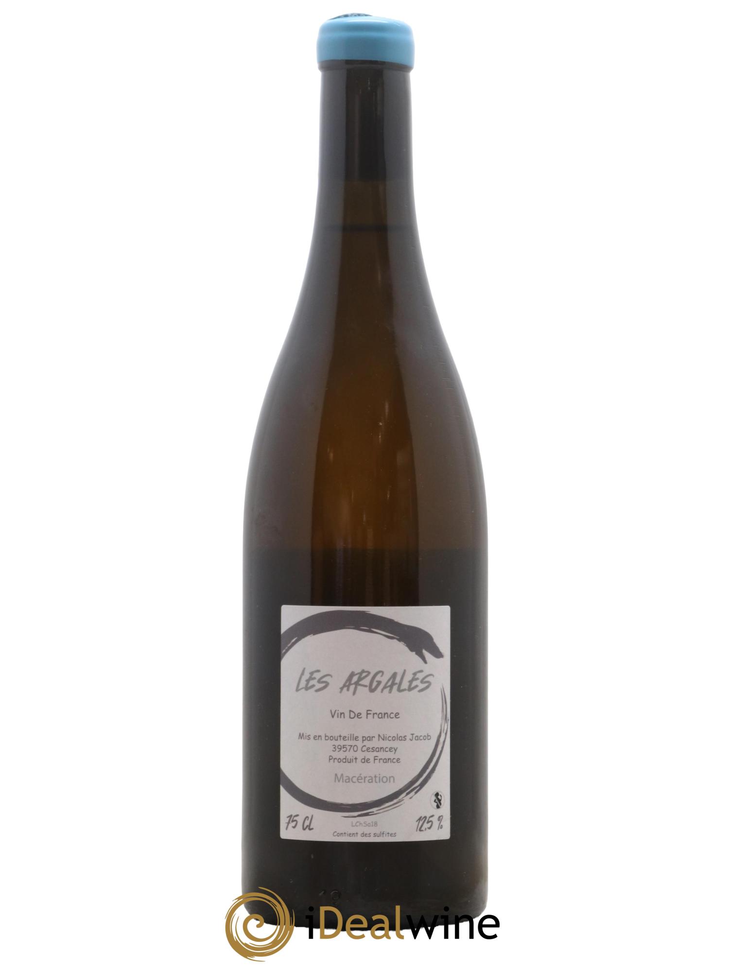Vin de France Les Argales Nicolas Jacob 2018 - Lot de 1 bouteille - 1