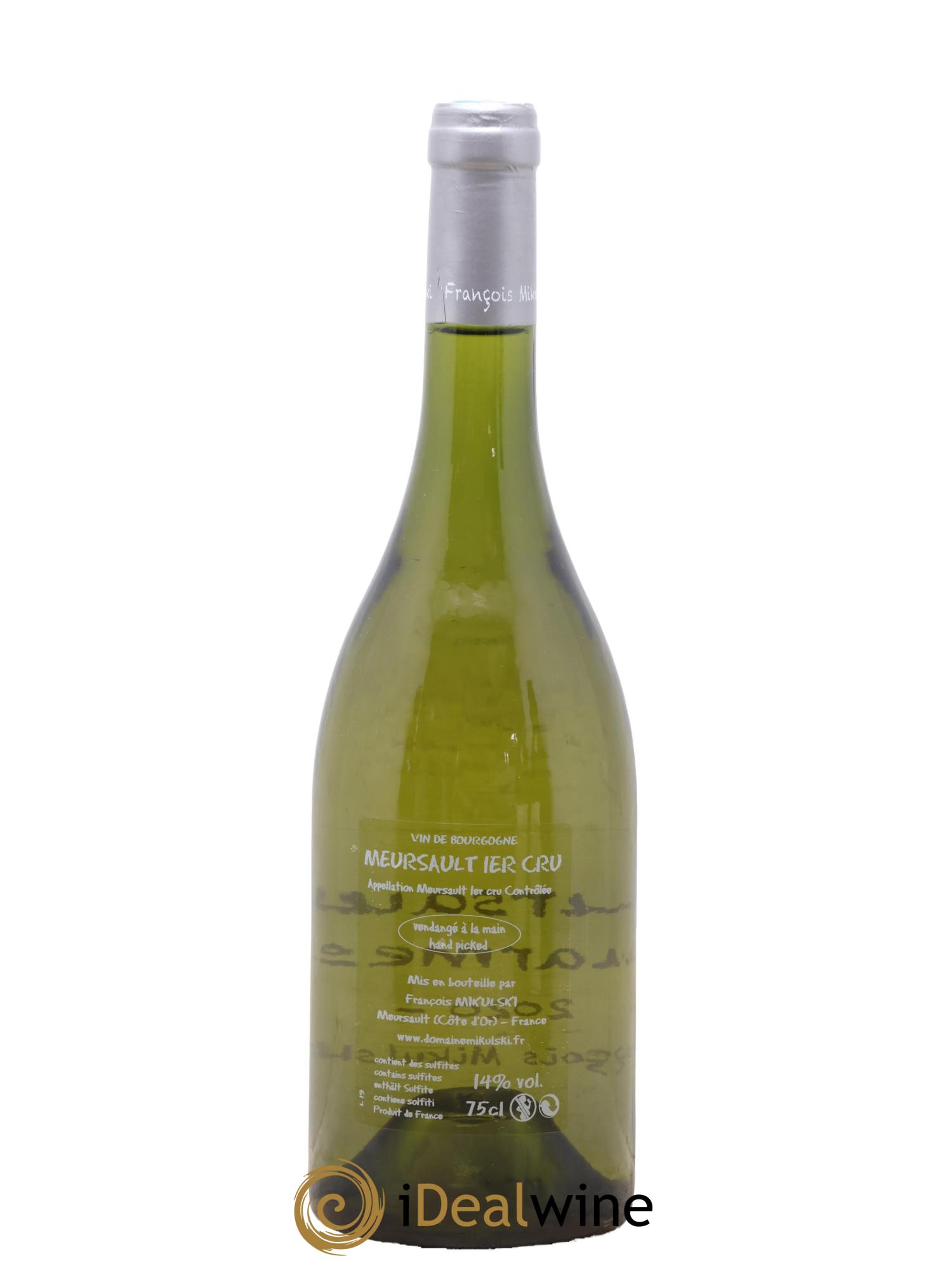 Meursault 1er Cru Charmes François Mikulski 2020 - Posten von 1 Flasche - 1