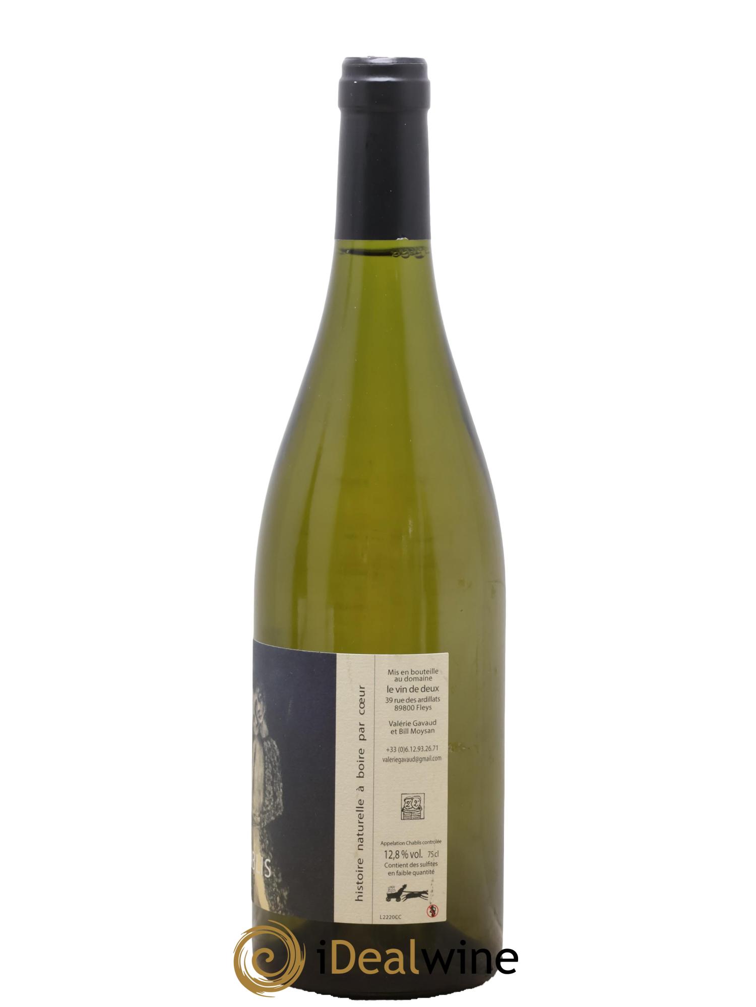 Chablis Domaine Vin De Deux 2020 - Lot de 1 bouteille - 1