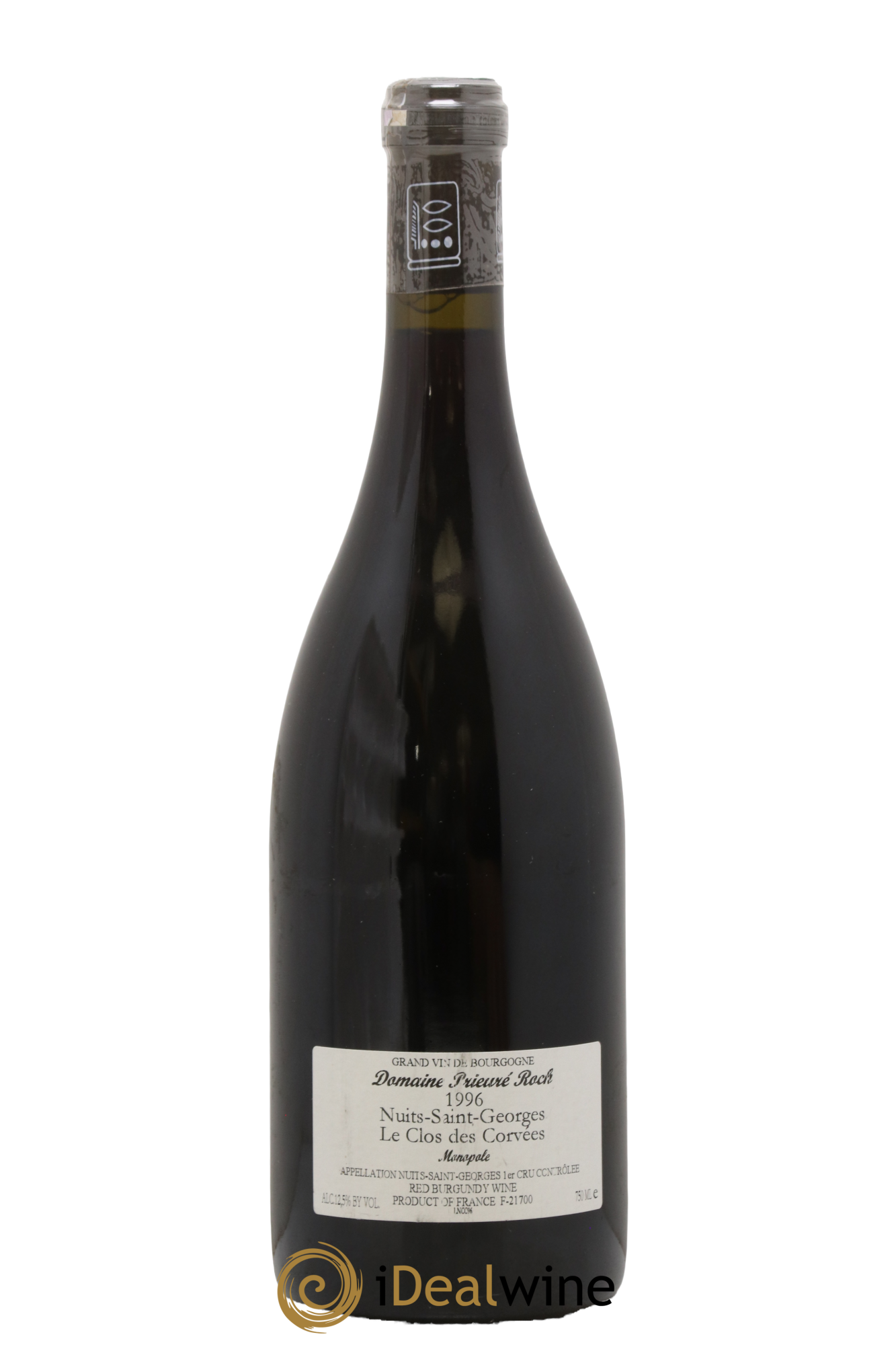 Nuits-Saint-Georges 1er Cru Le Clos des Corvées Prieuré Roch 1996 - Lot de 1 bouteille - 1