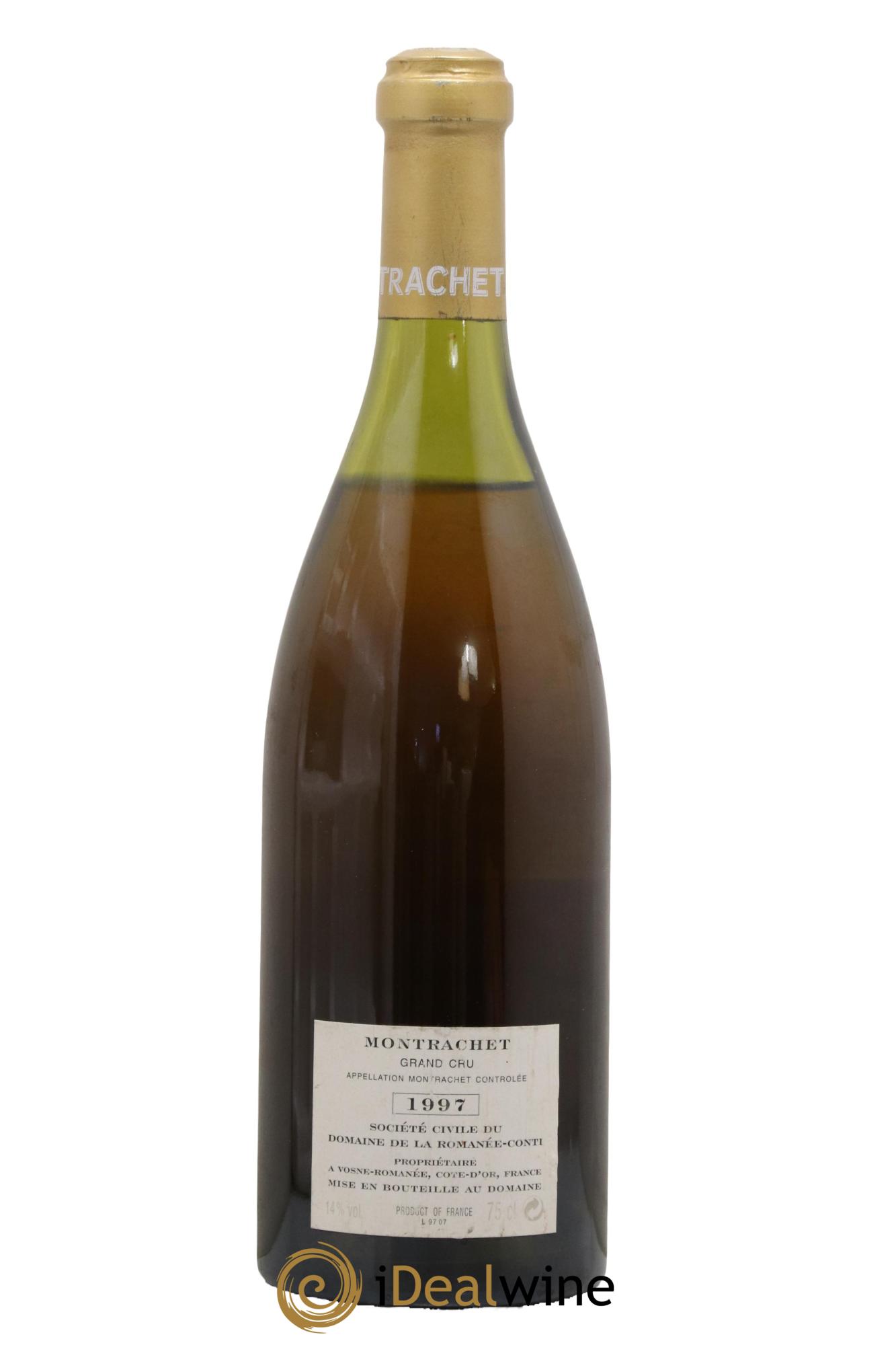 Montrachet Grand Cru Domaine de la Romanée-Conti 1997 - Lot of 1 bottle - 1