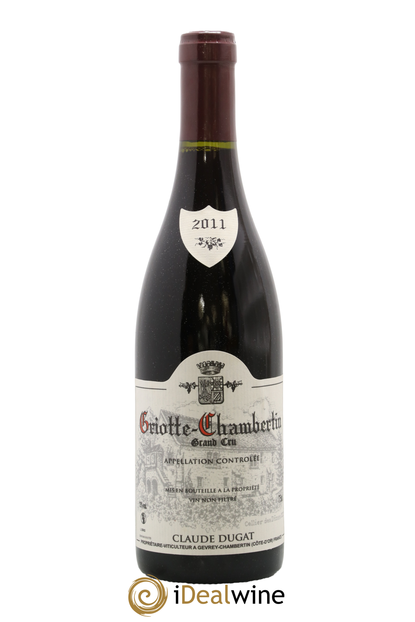 Griotte-Chambertin Grand Cru Claude Dugat 2011 - Lot of 1 bottle - 0