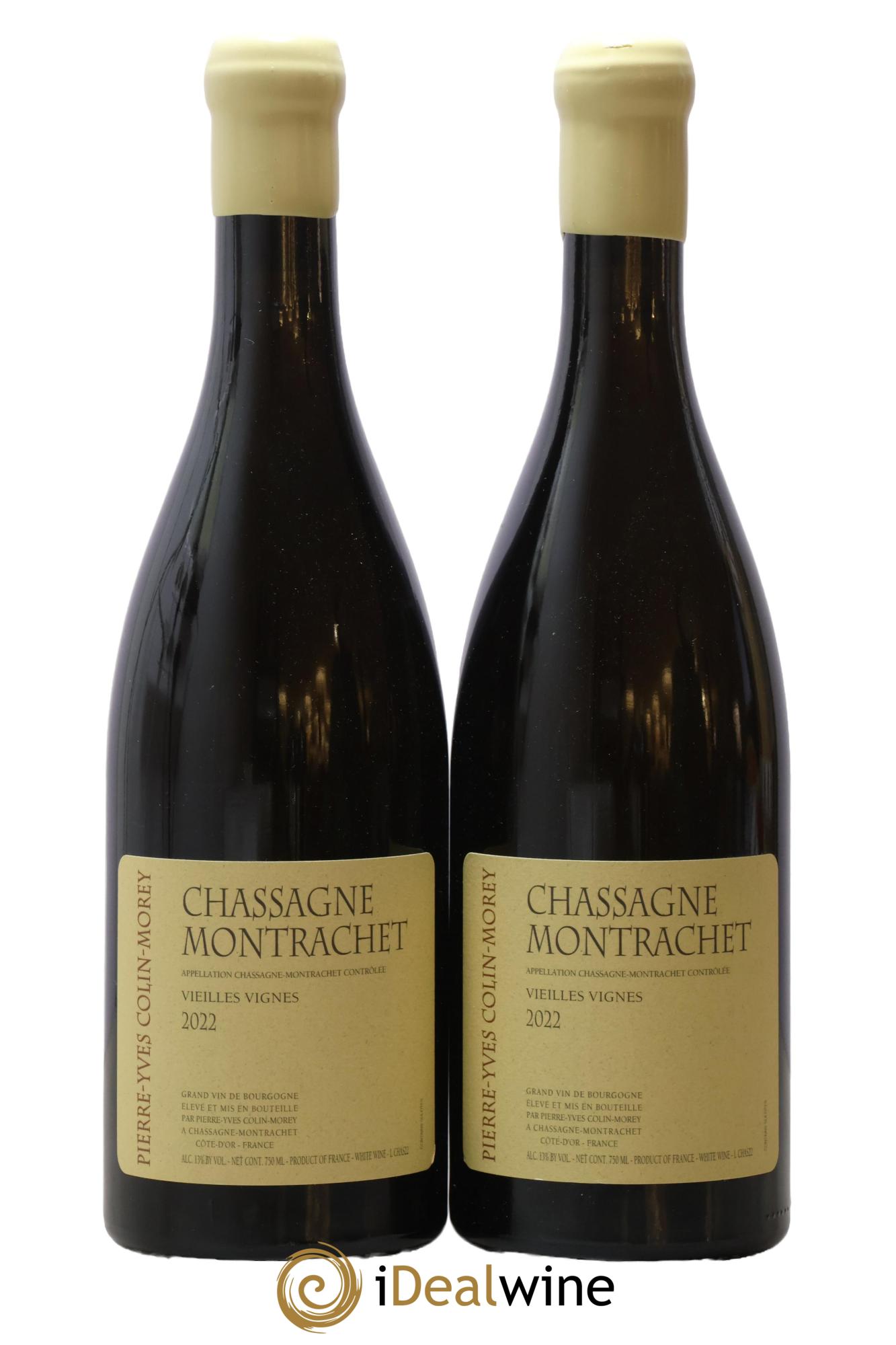 Chassagne-Montrachet Pierre-Yves Colin Morey Vieilles Vignes 2022 - Posten von 2 Flaschen - 0