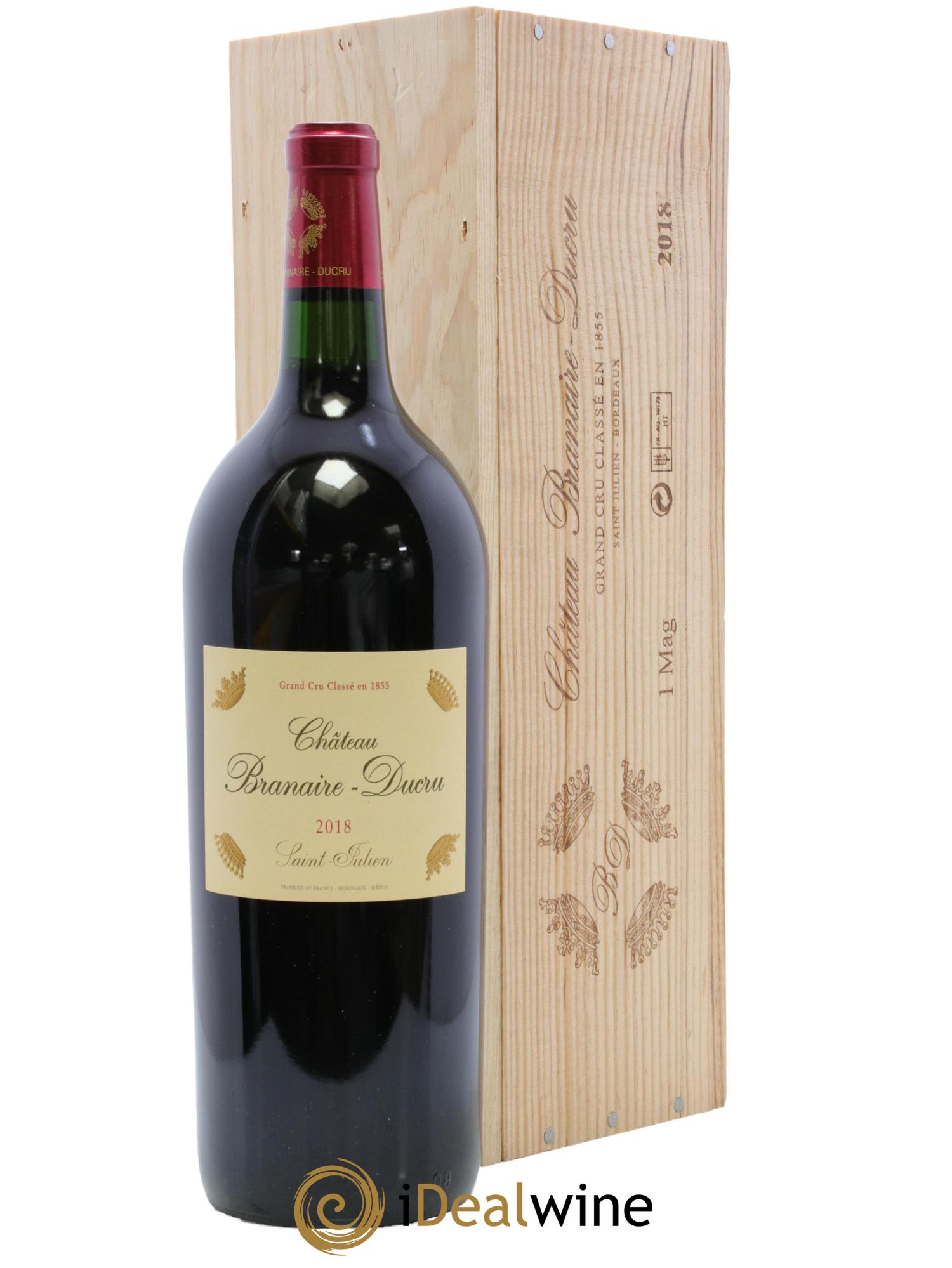 Château Branaire Ducru 4ème Grand Cru Classé 2018 - Lotto di 1 magnum - 0