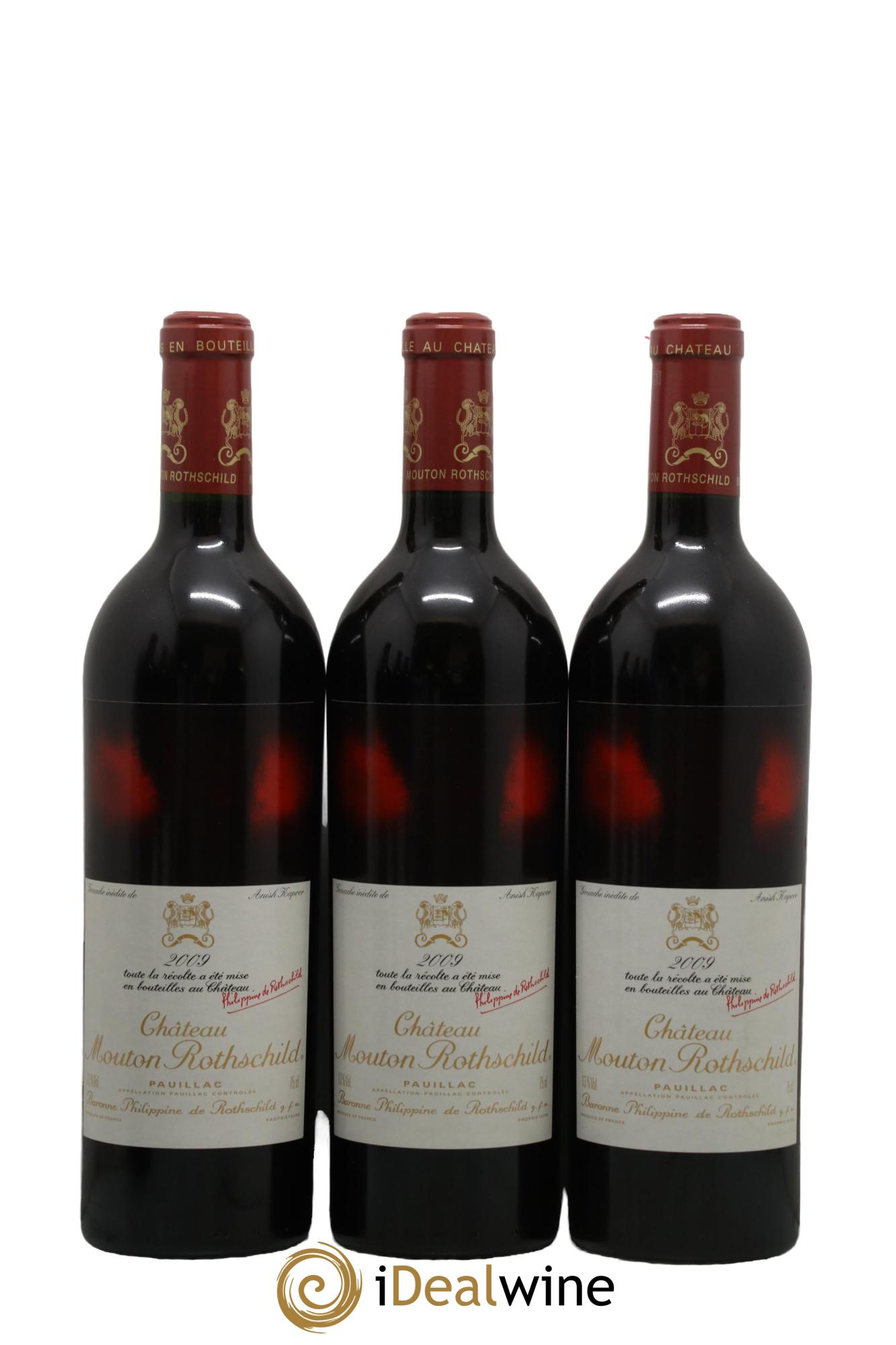 Château Mouton Rothschild 1er Grand Cru Classé 2009 - Lot de 6 bouteilles - 1