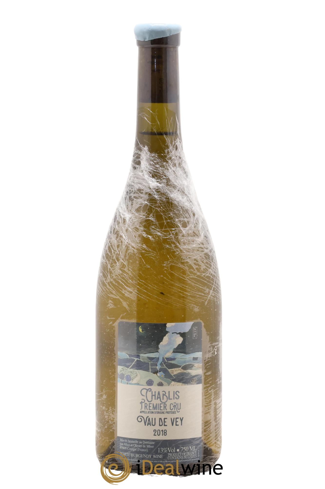 Chablis 1er Cru Vau de Vey Alice et Olivier De Moor 2018 - Lot de 1 bouteille - 0
