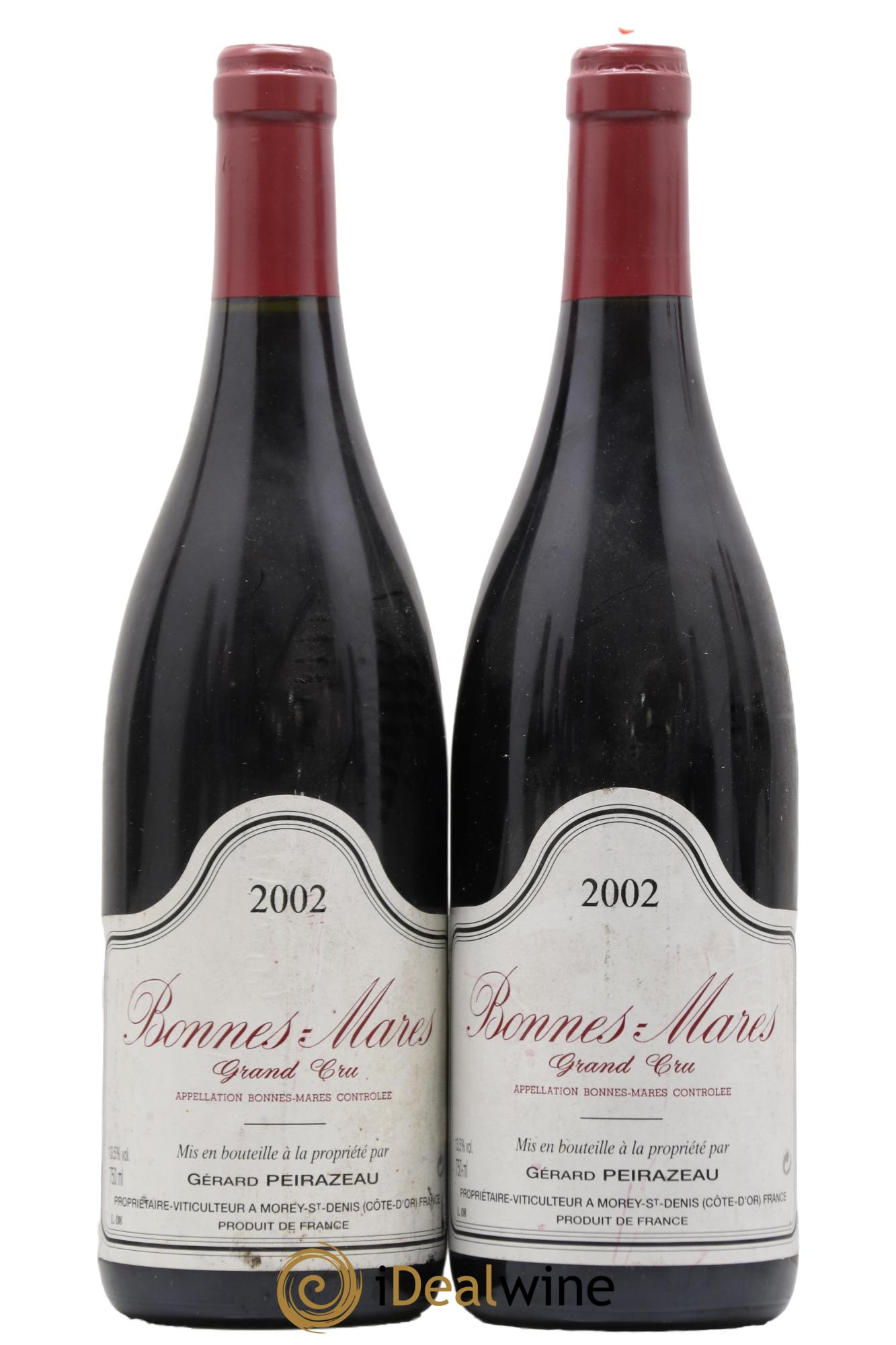 Bonnes-Mares Grand Cru Peirazeau (Domaine) 2002 - Lot de 2 bouteilles - 0