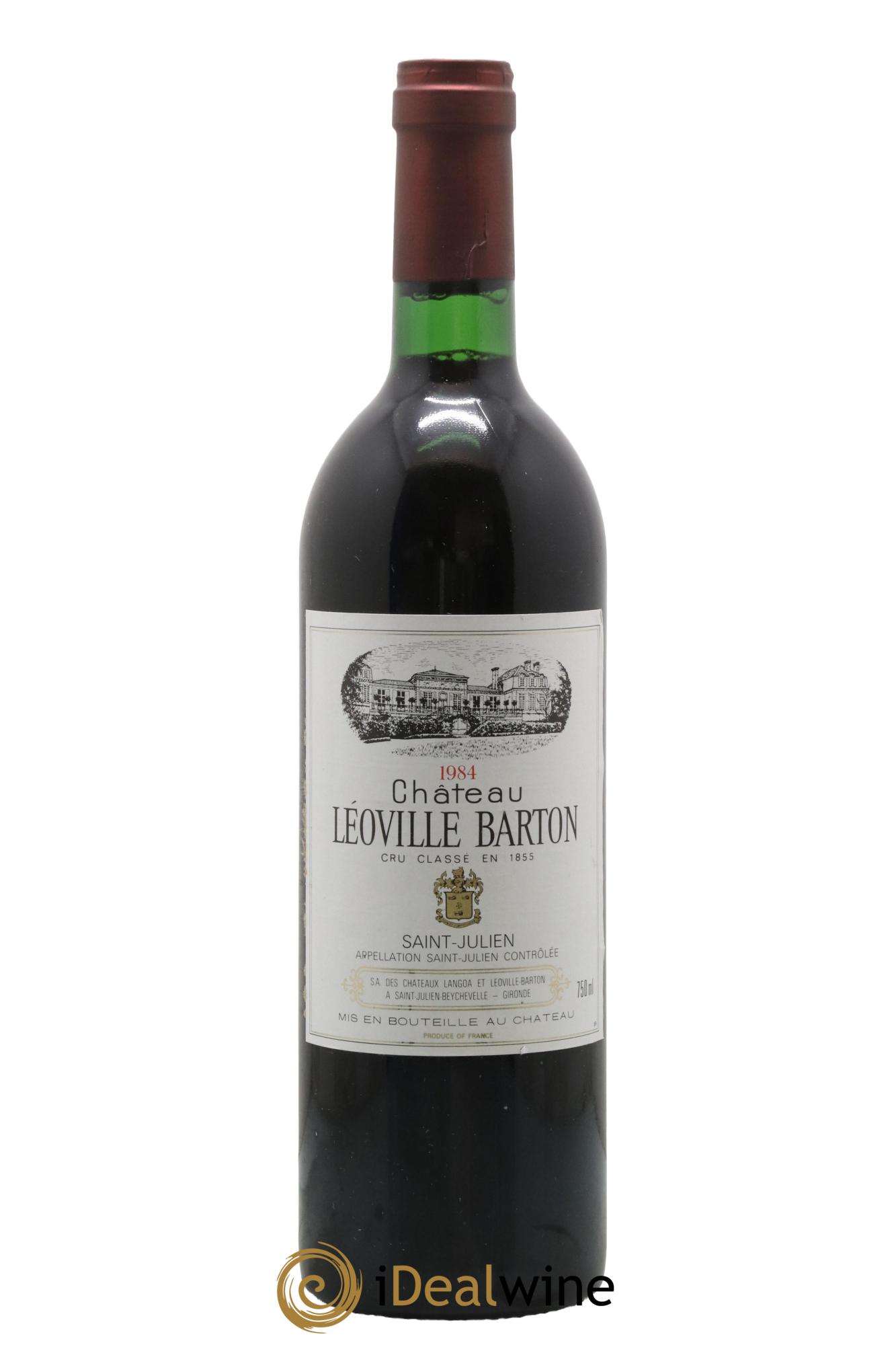 Château Léoville Barton 2ème Grand Cru Classé 1984 - Lot de 1 bouteille - 0