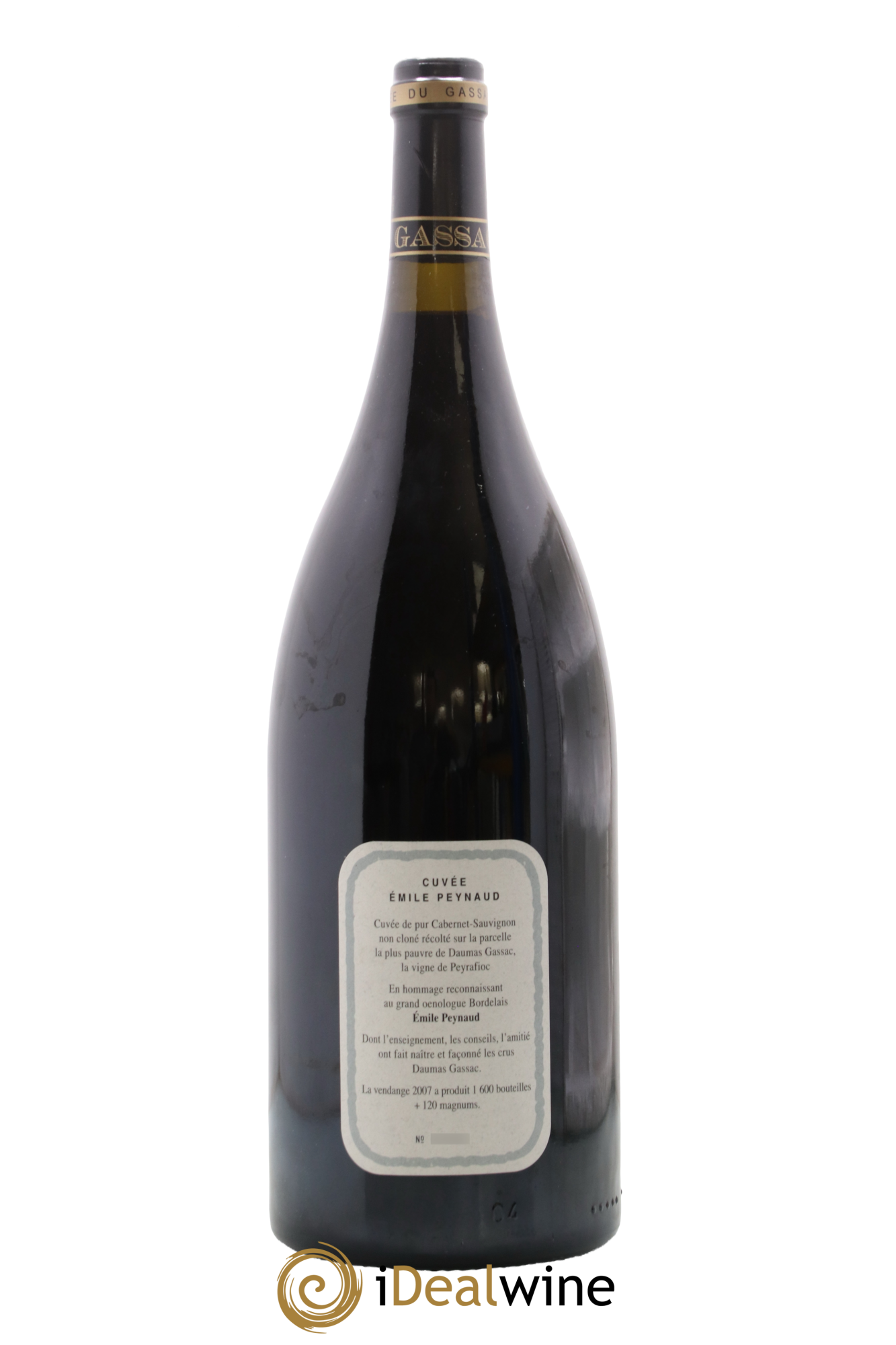Pays d'Hérault Mas de Daumas Gassac Cuvée Emile Peynaud Famille Guibert de La Vaissière  2007 - Lot of 1 magnum - 1