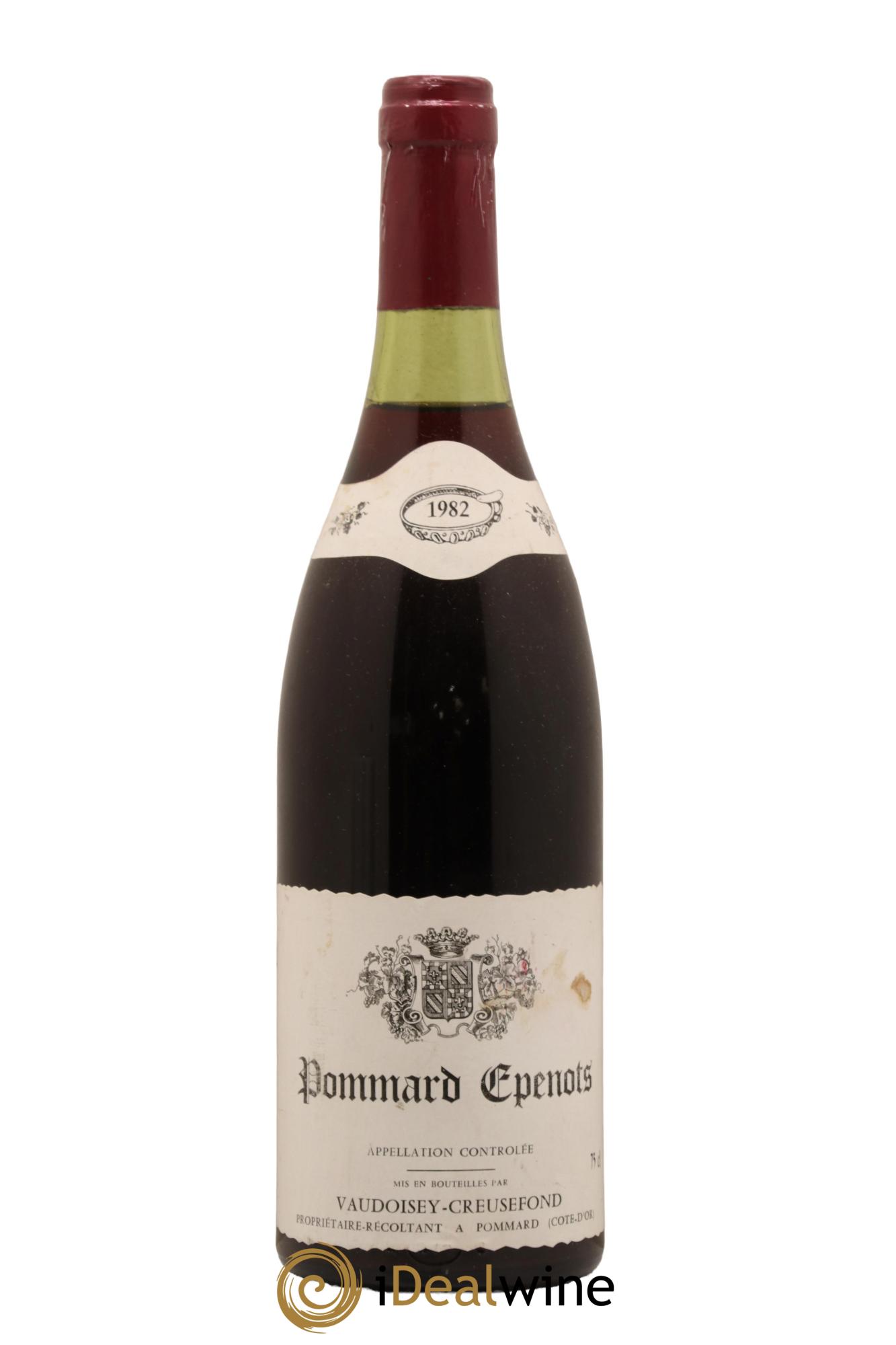 Pommard 1er Cru Epenots Vaudoisey Creuzefond 1982 - Lot de 1 bouteille - 0