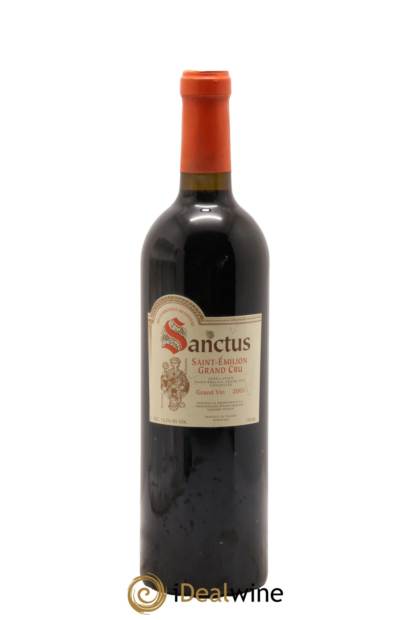 Château Sanctus 2001 - Lot of 1 bottle - 0