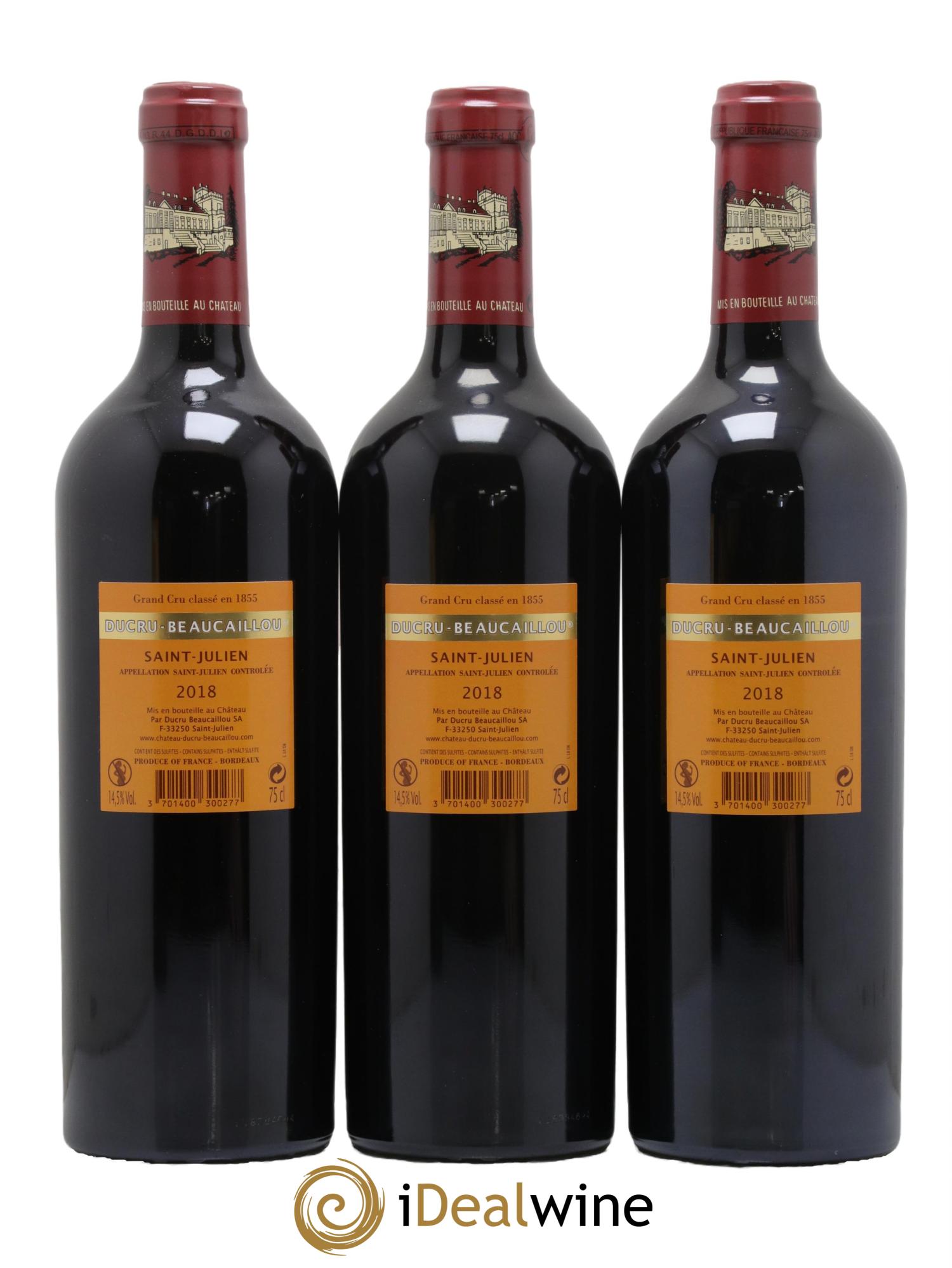 Château Ducru Beaucaillou 2ème Grand Cru Classé 2018 - Lot de 6 bouteilles - 5