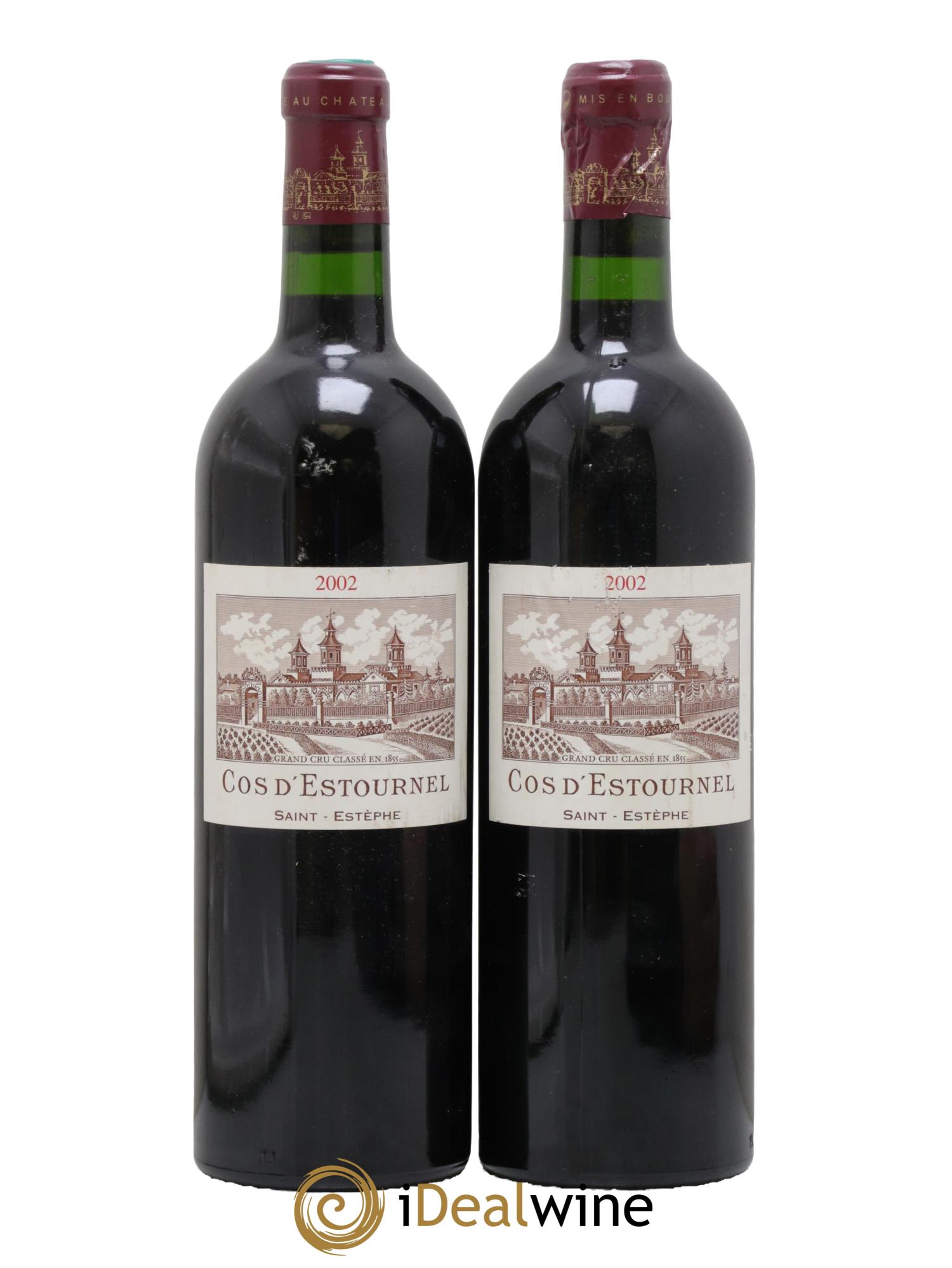 Cos d'Estournel 2ème Grand Cru Classé 2002 - Lot de 2 bouteilles - 0