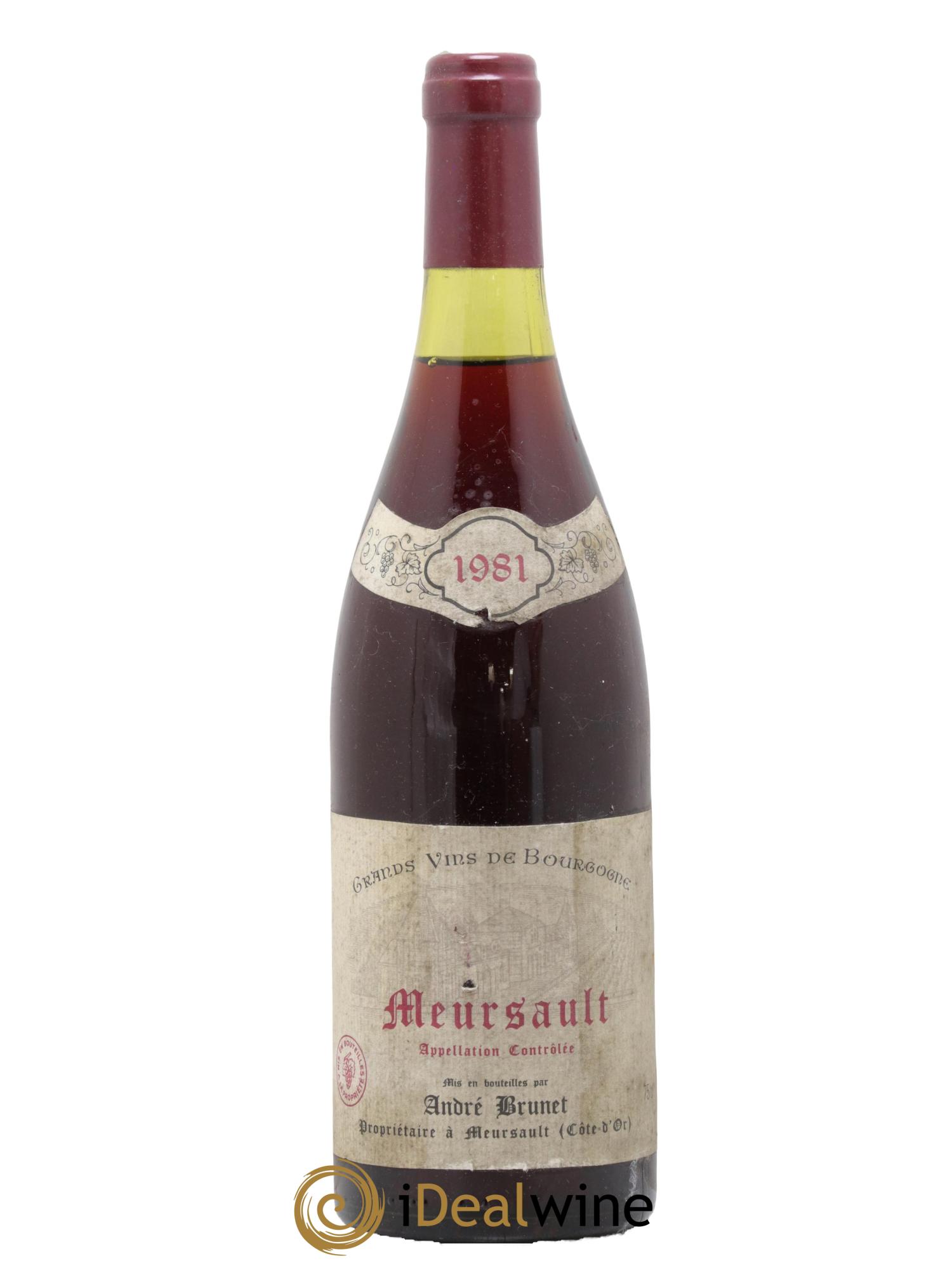 Meursault André Brunet 1981 - Posten von 1 Flasche - 0