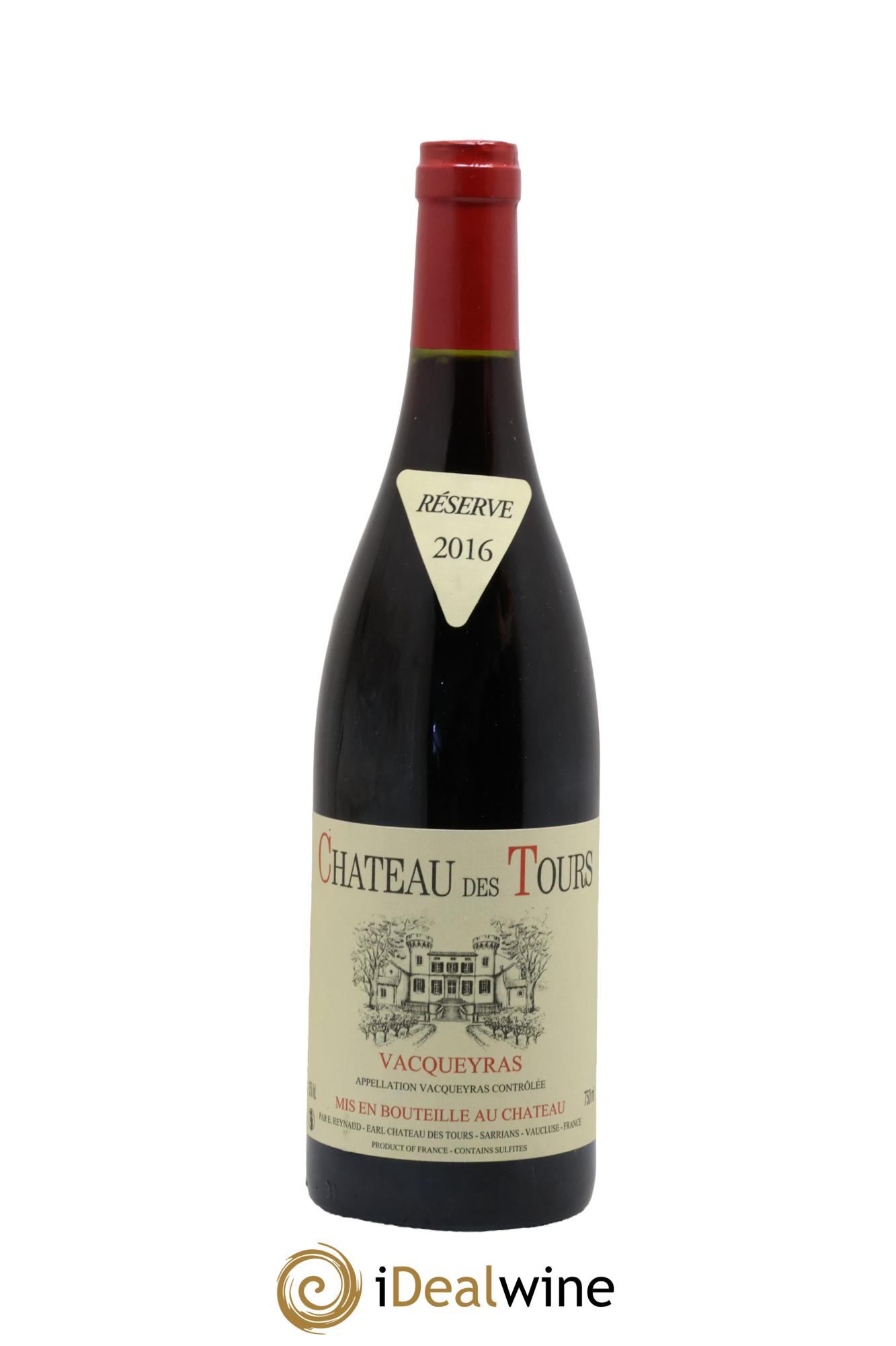 Vacqueyras Château des Tours Emmanuel Reynaud 2016 - Lotto di 1 bottiglia - 0