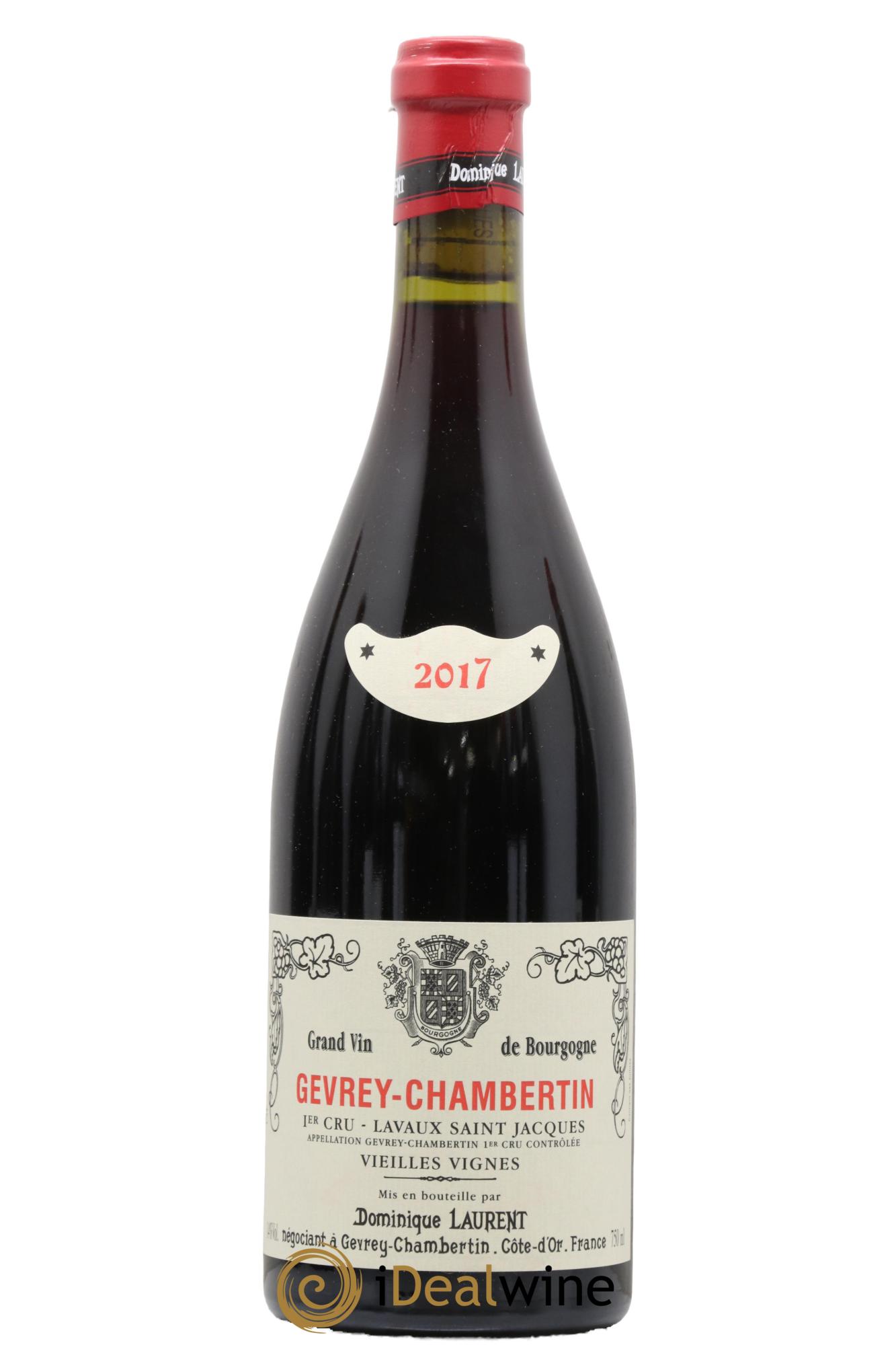 Gevrey-Chambertin 1er Cru Lavaux Saint Jacques Vieilles Vignes Dominique Laurent Lavaux St Jacques Vieilles Vignes Dominique Laurent 2017 - Lot de 1 bouteille - 0