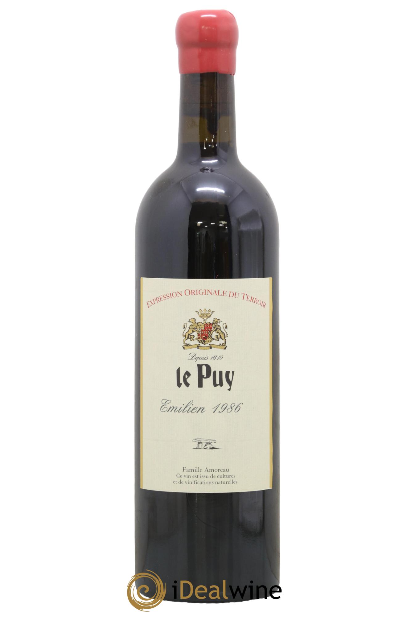 Le Puy - Cuvée Emilien 1986 - Lot de 1 bouteille - 0