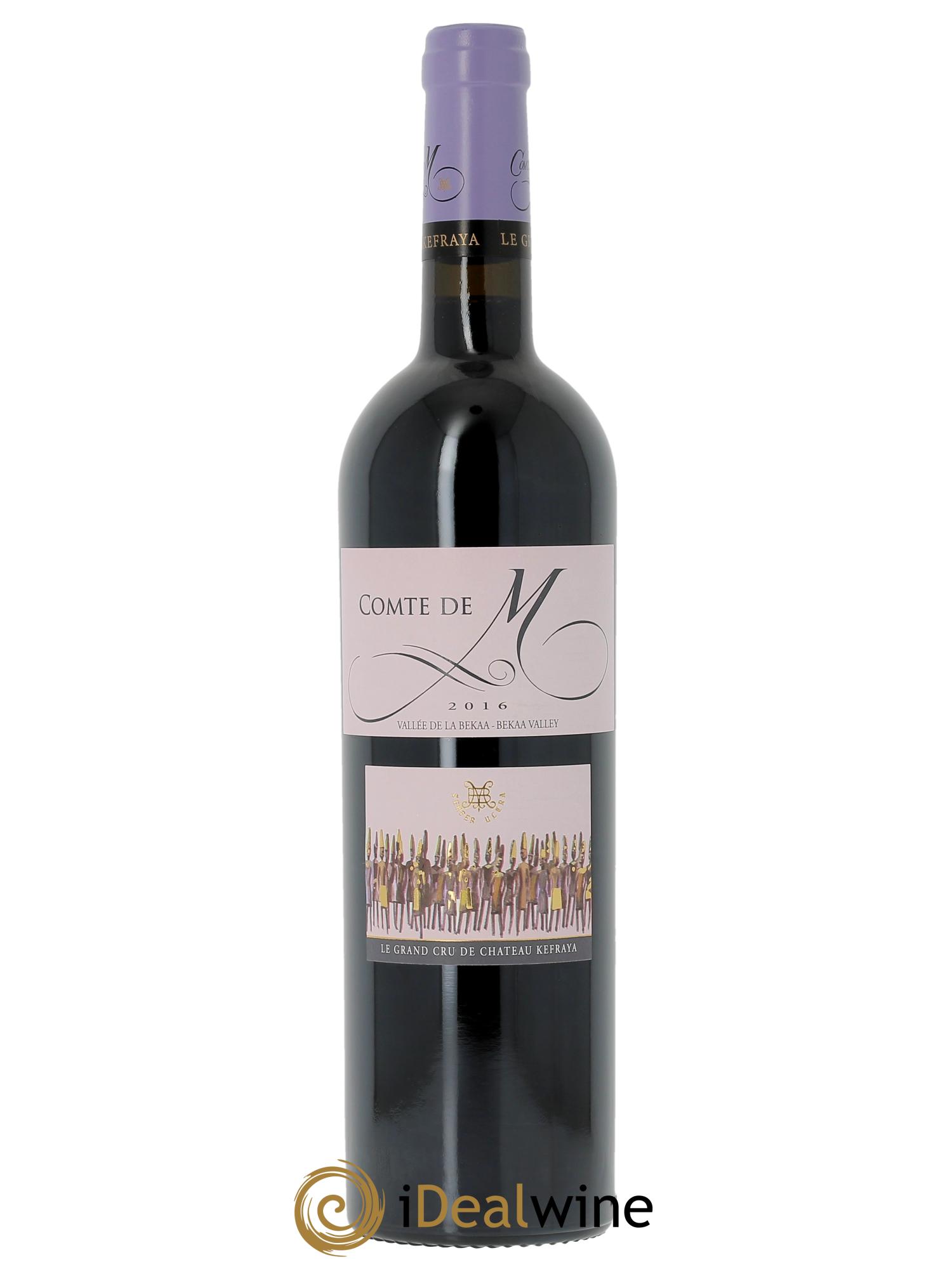 Vallée de la Békaa Château Kefraya Comte de M Michel de Bustros  2016 - Lotto di 1 bottiglia - 0